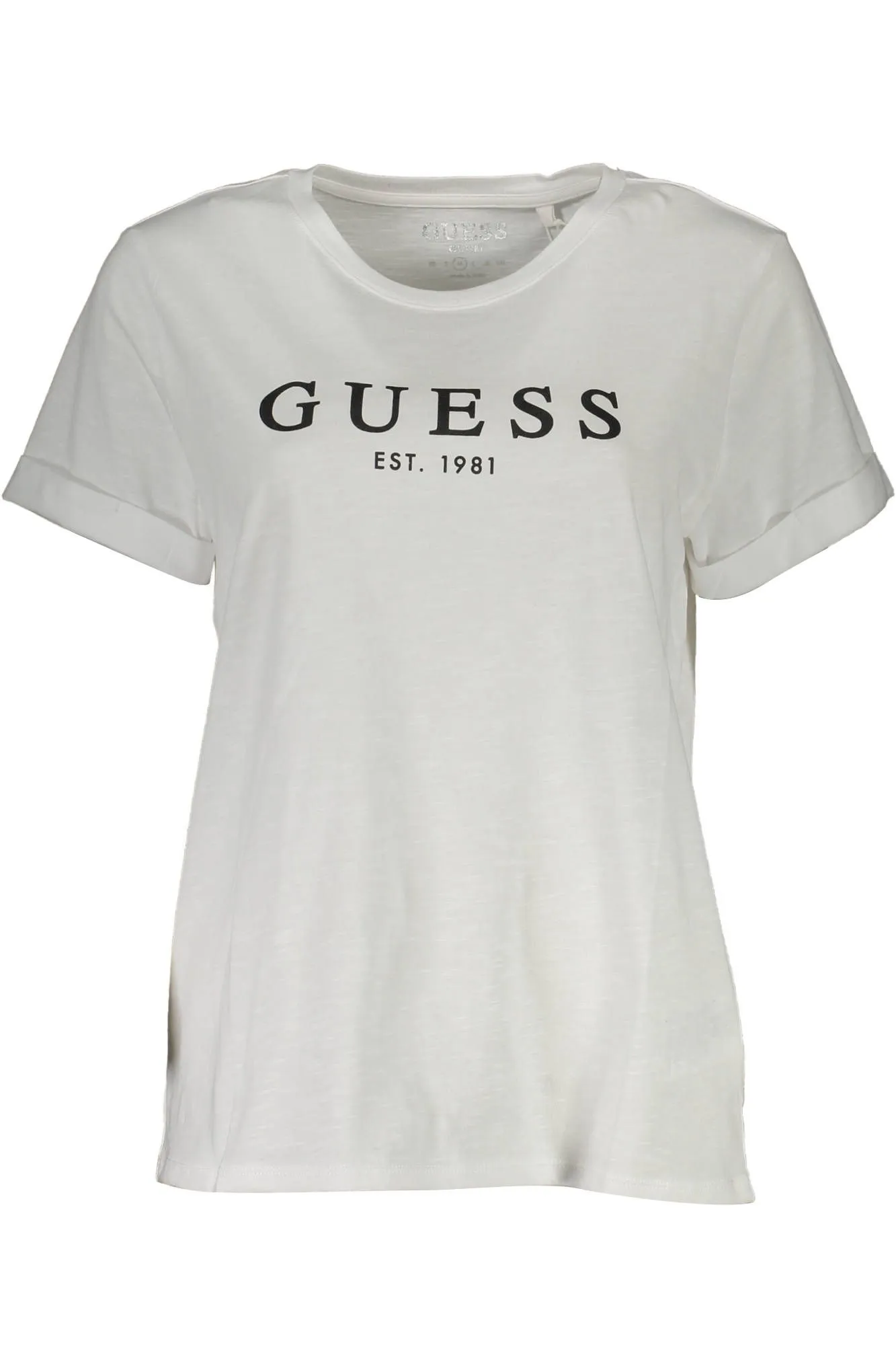 Guess Jeans White Cotton Women T-Shirt
