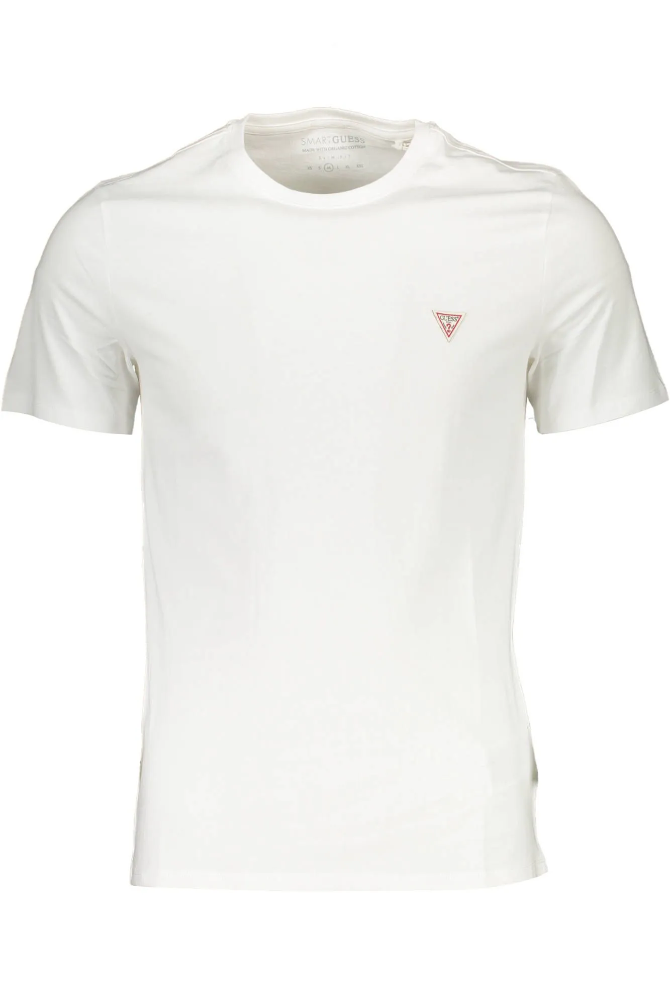 Guess Jeans White Cotton Men T-Shirt