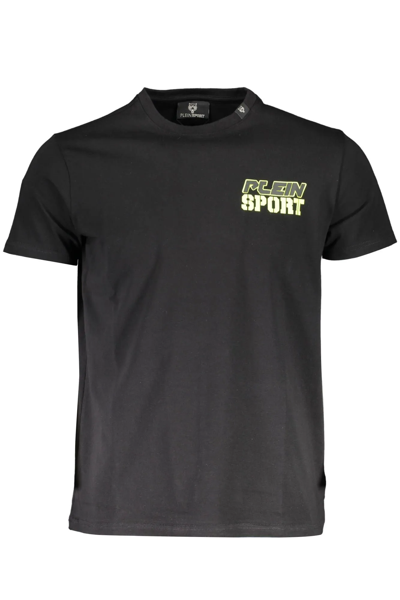 Plein Sport Black Cotton Men TShirt