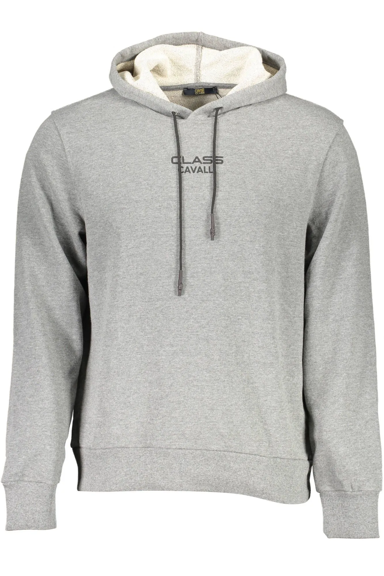 Cavalli Class Gray Cotton Men Sweater