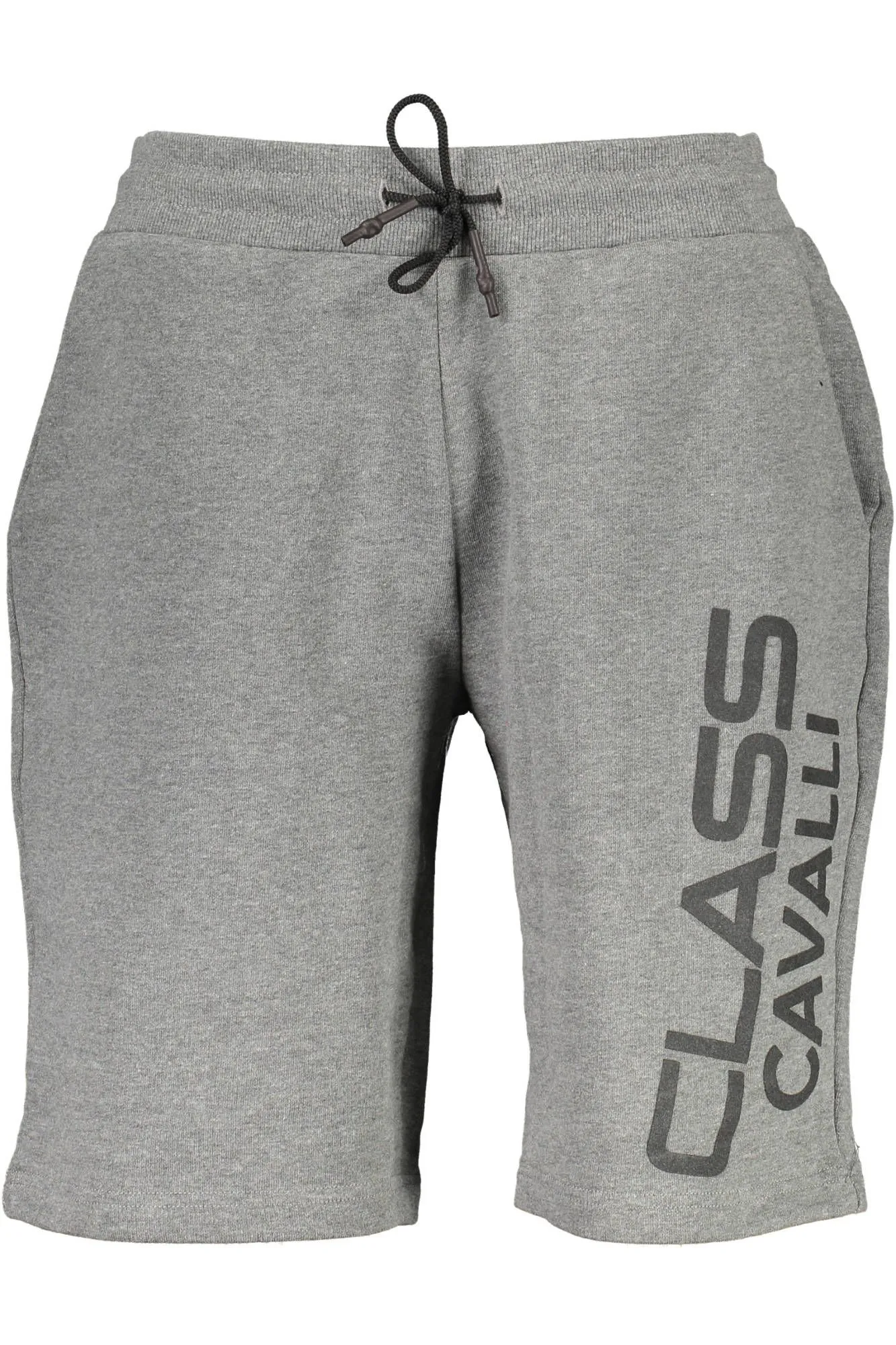 Cavalli Class Gray Cotton Men Sporty Short