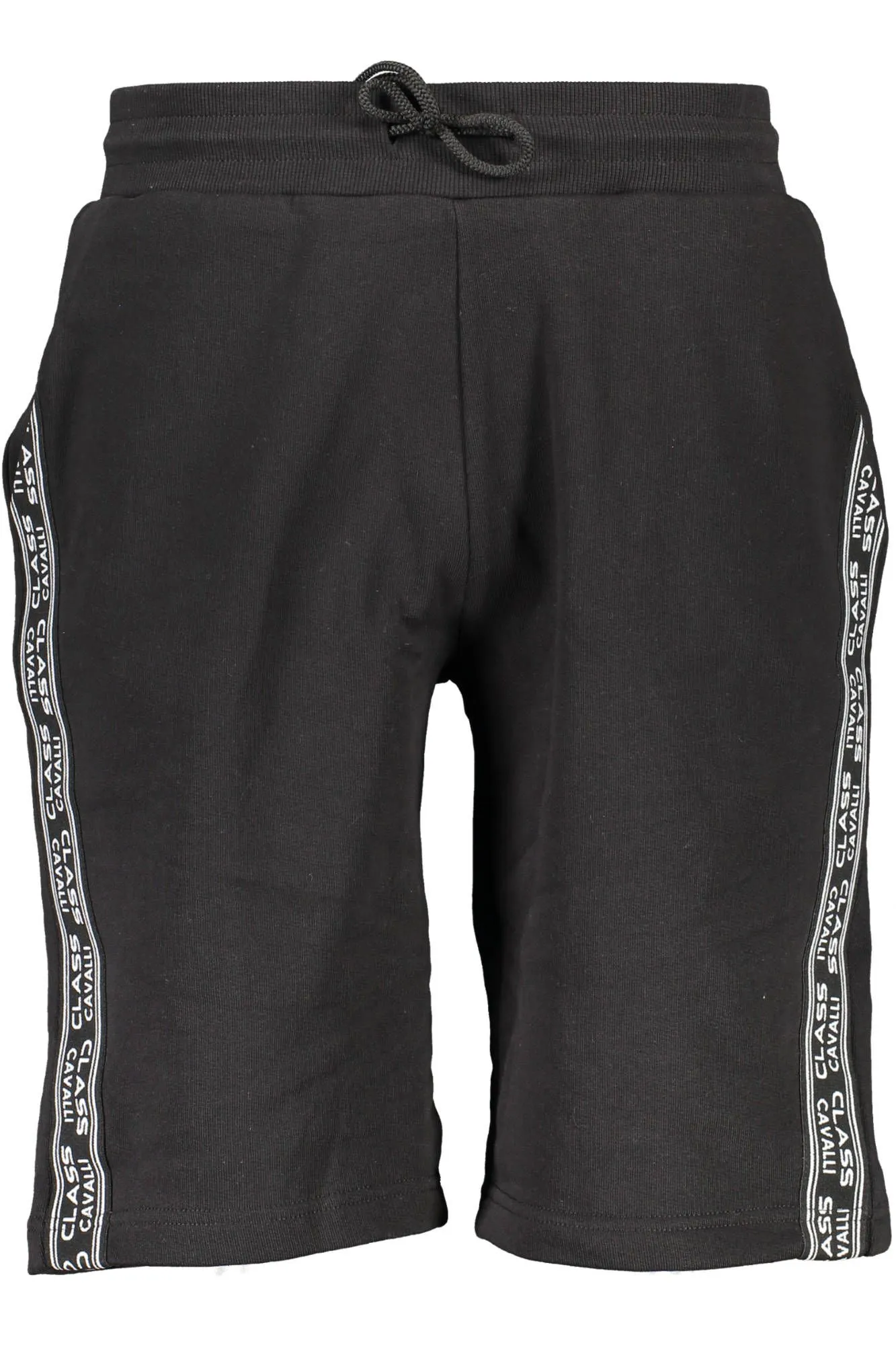 Cavalli Class Black Cotton Men Short
