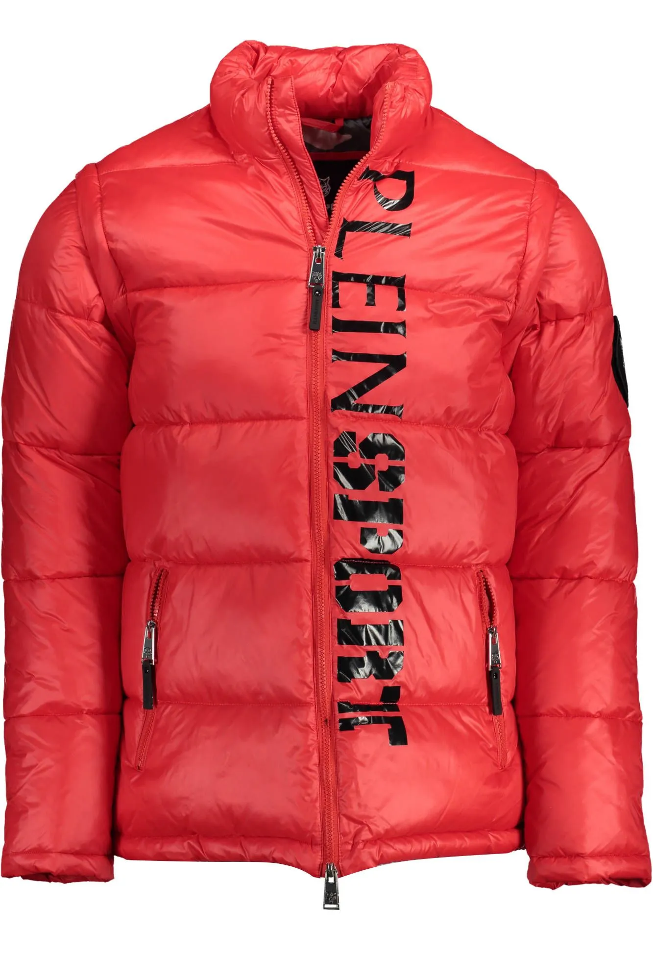 Plein Sport Red Polyamide Men Jacket