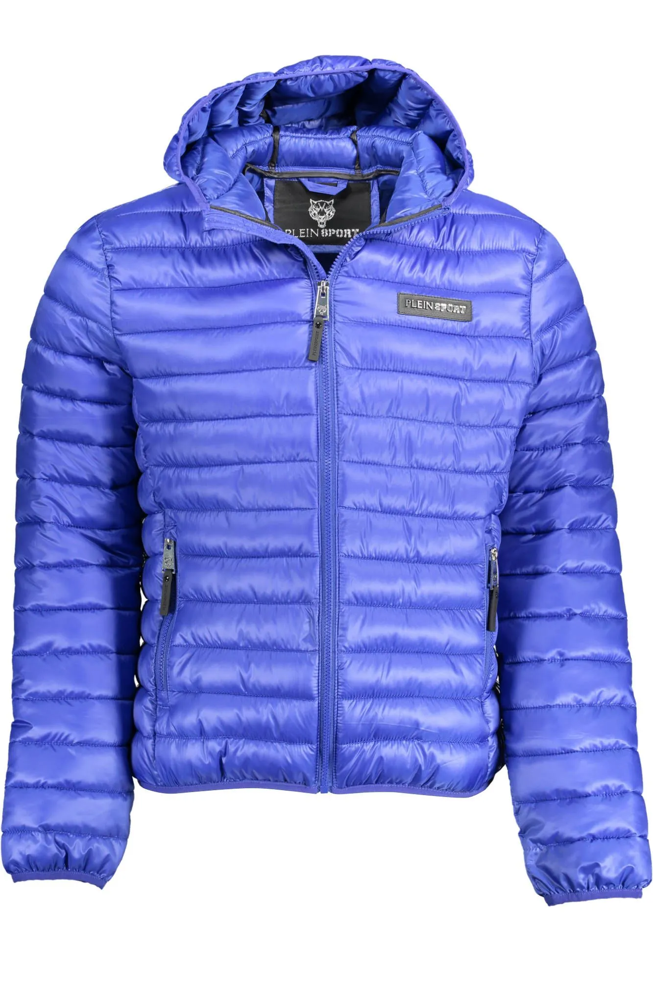 Plein Sport Blue Polyester Men Jacket