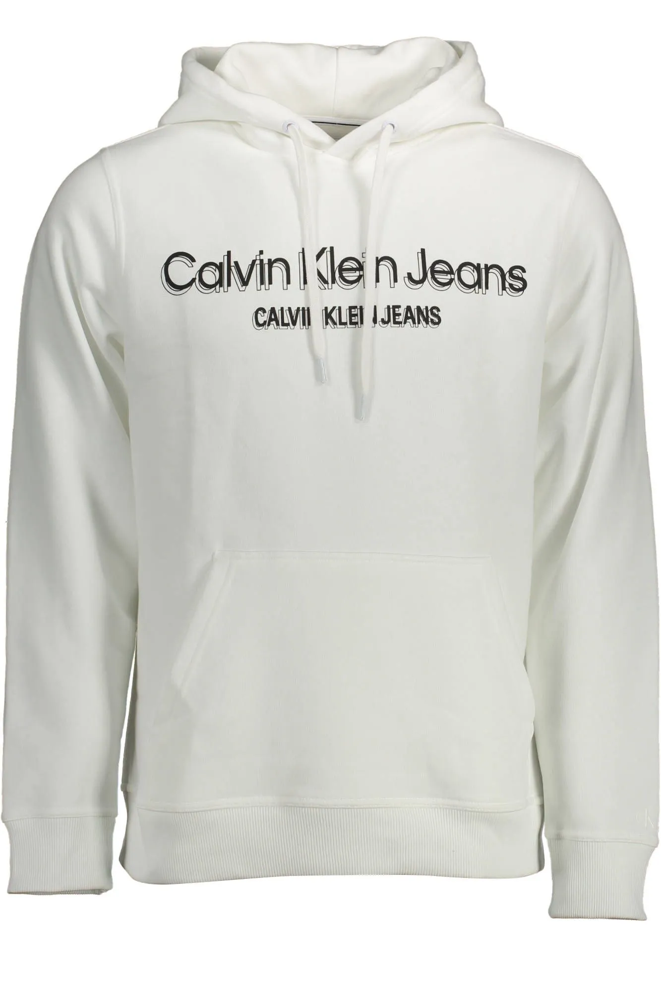Calvin Klein White Cotton Men Sweater