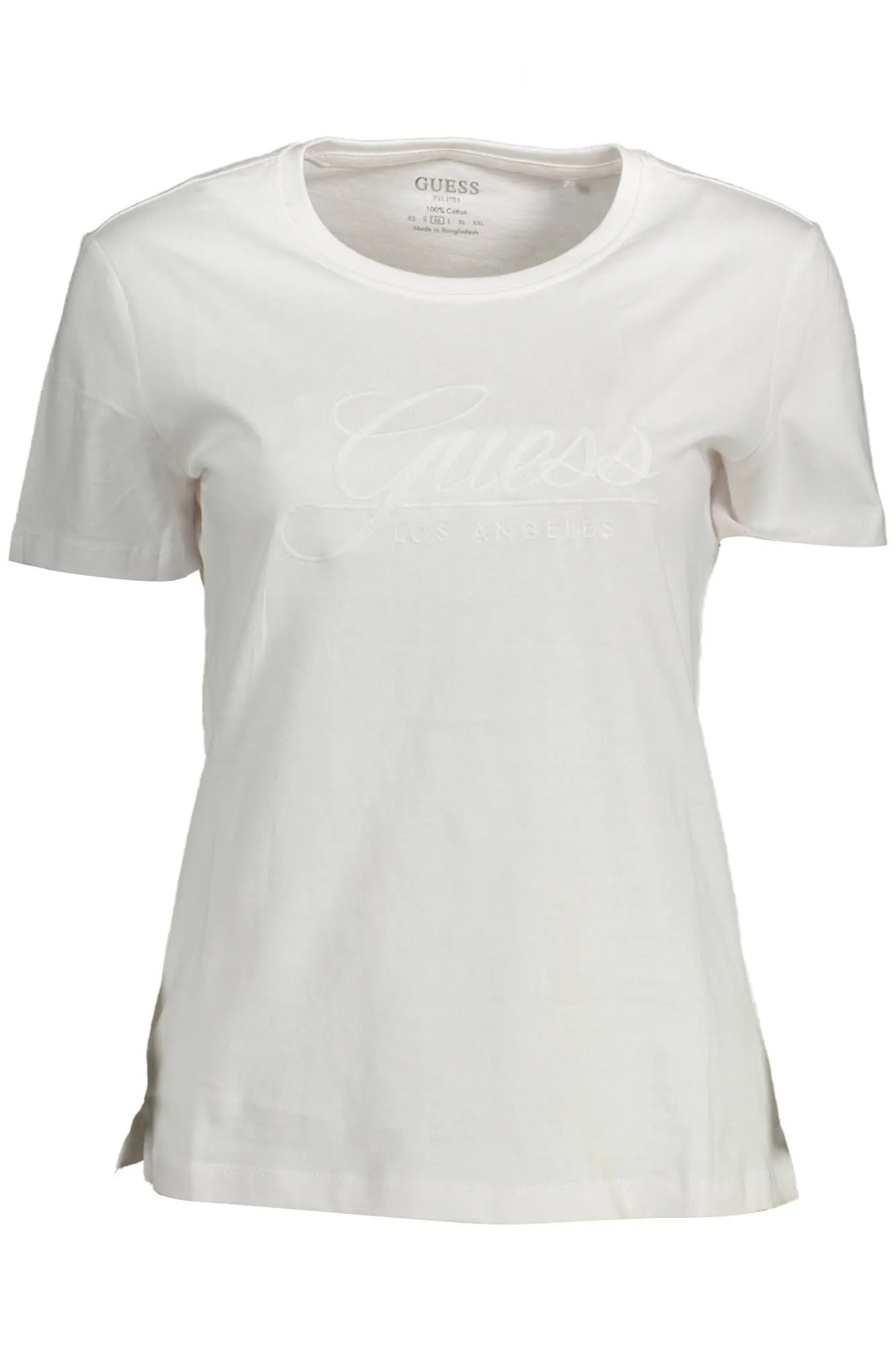 Guess Jeans White Cotton Women T-Shirt