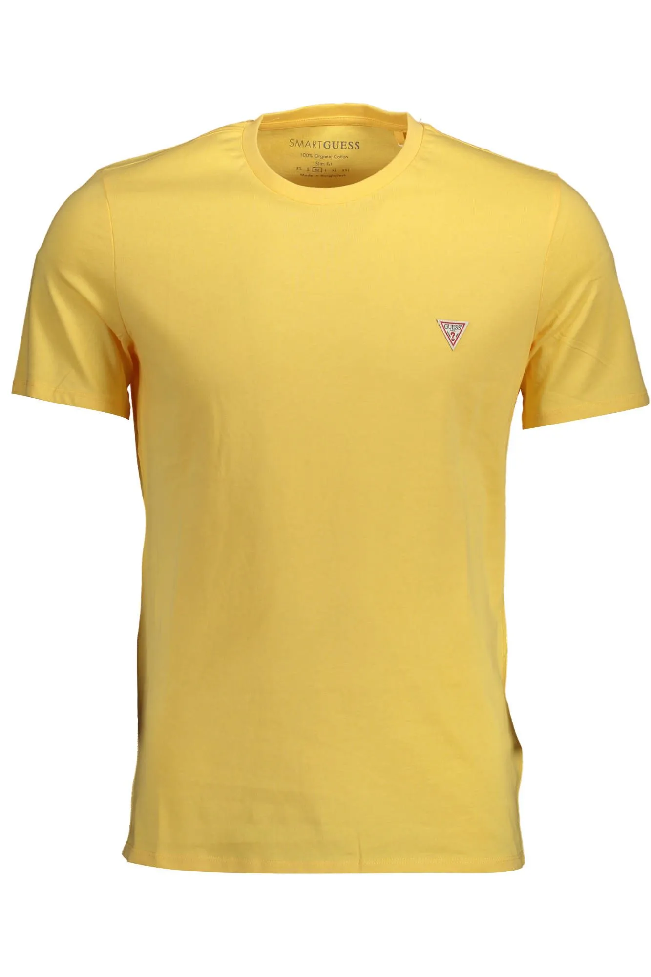 Guess Jeans Yellow Cotton Men TShirt