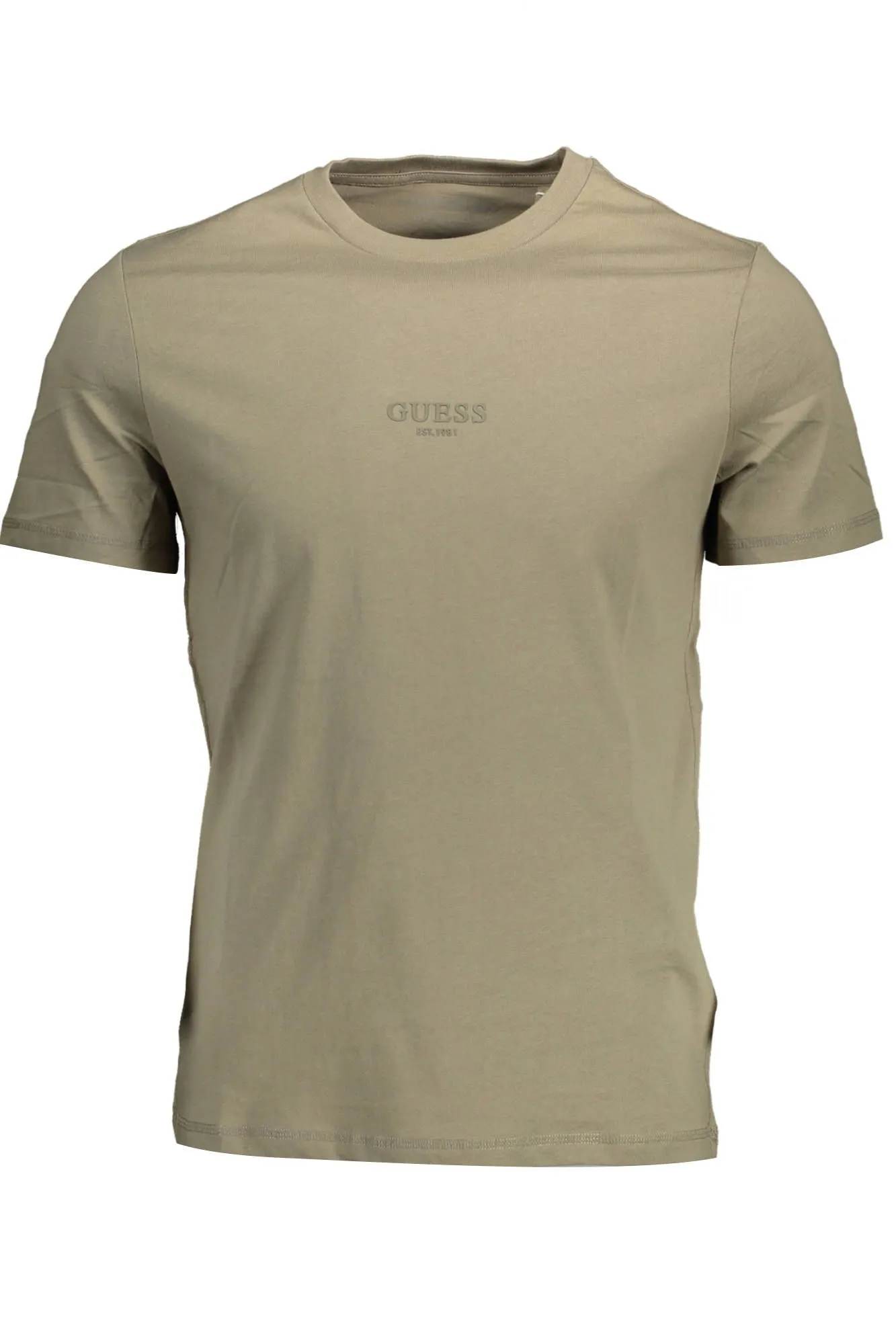 Guess Jeans Green Cotton Men T-Shirt