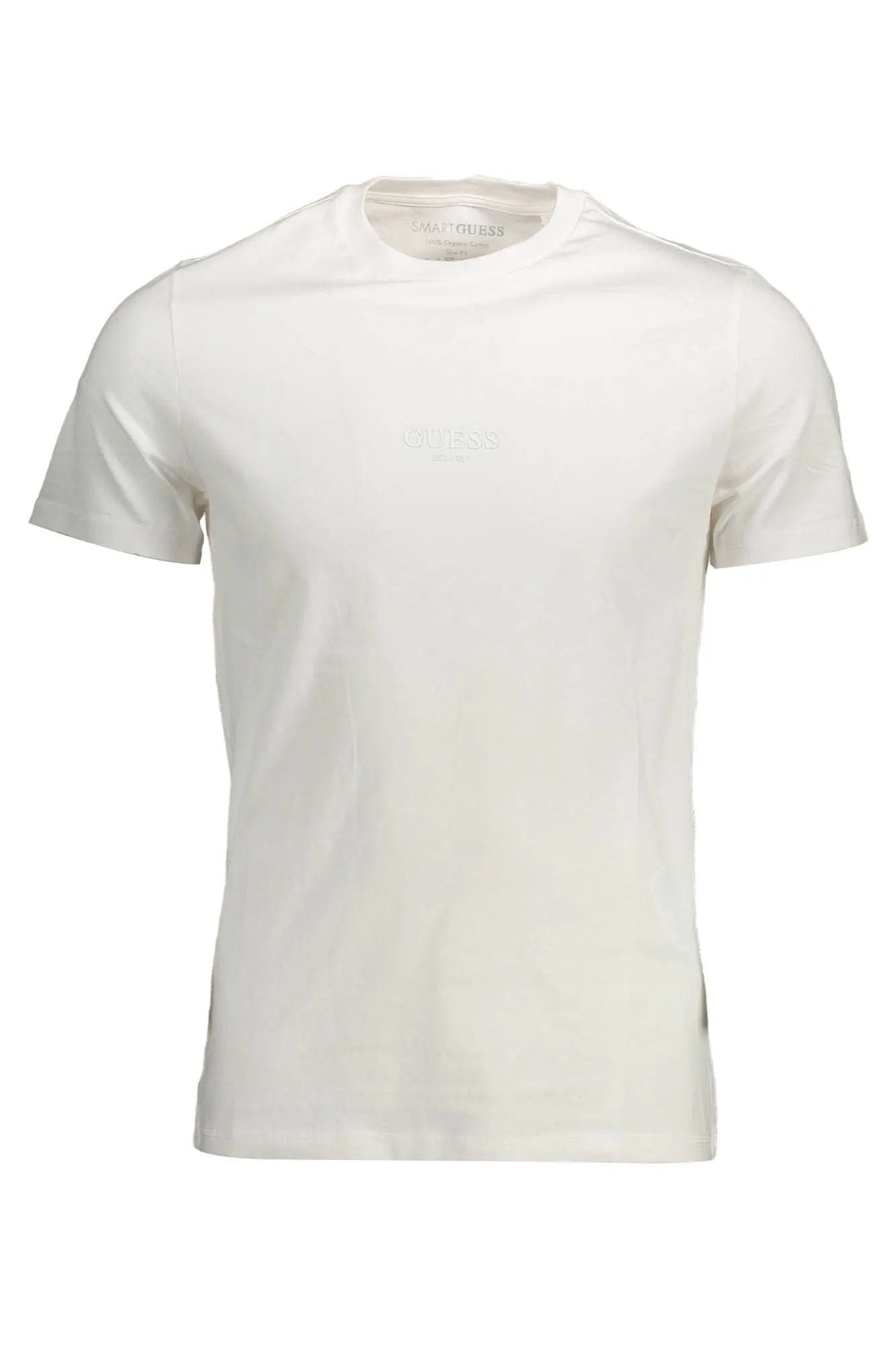 Guess Jeans White Cotton Men T-Shirt