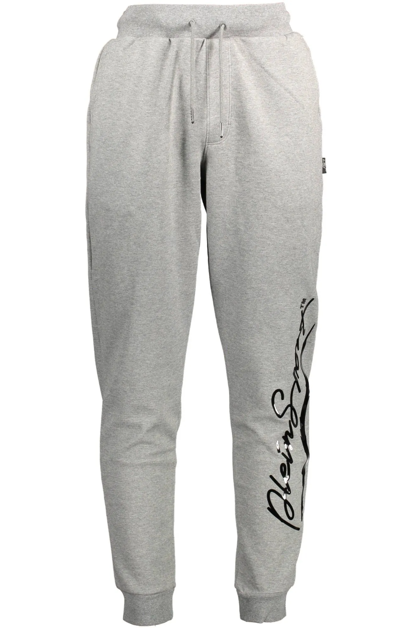 Plein Sport Gray Cotton Men Trouser
