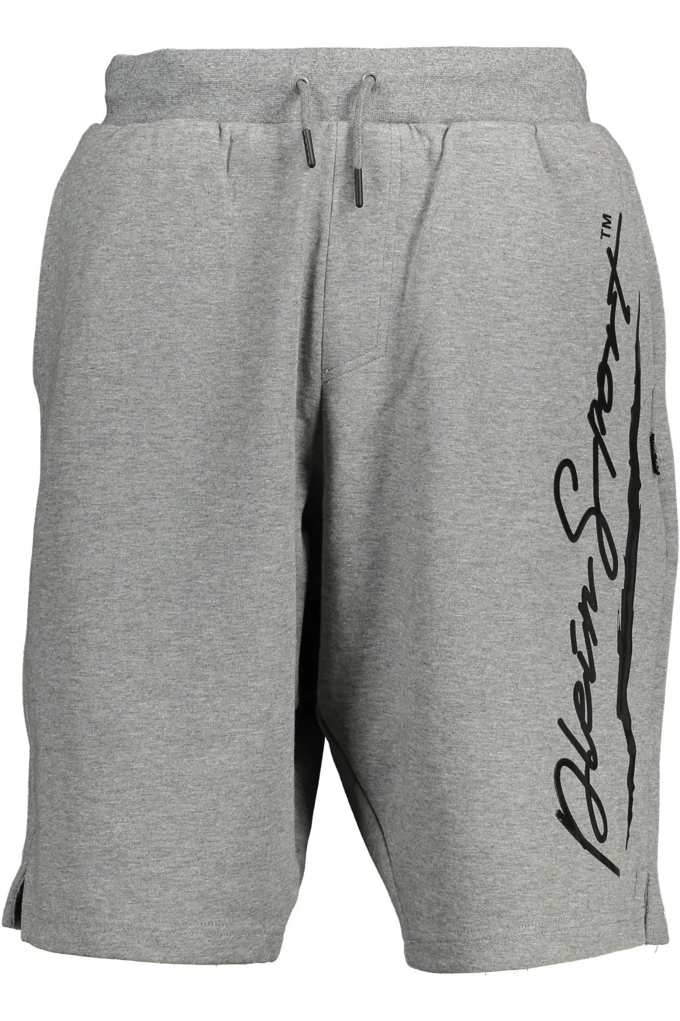 Plein Sport Gray Cotton Men Short