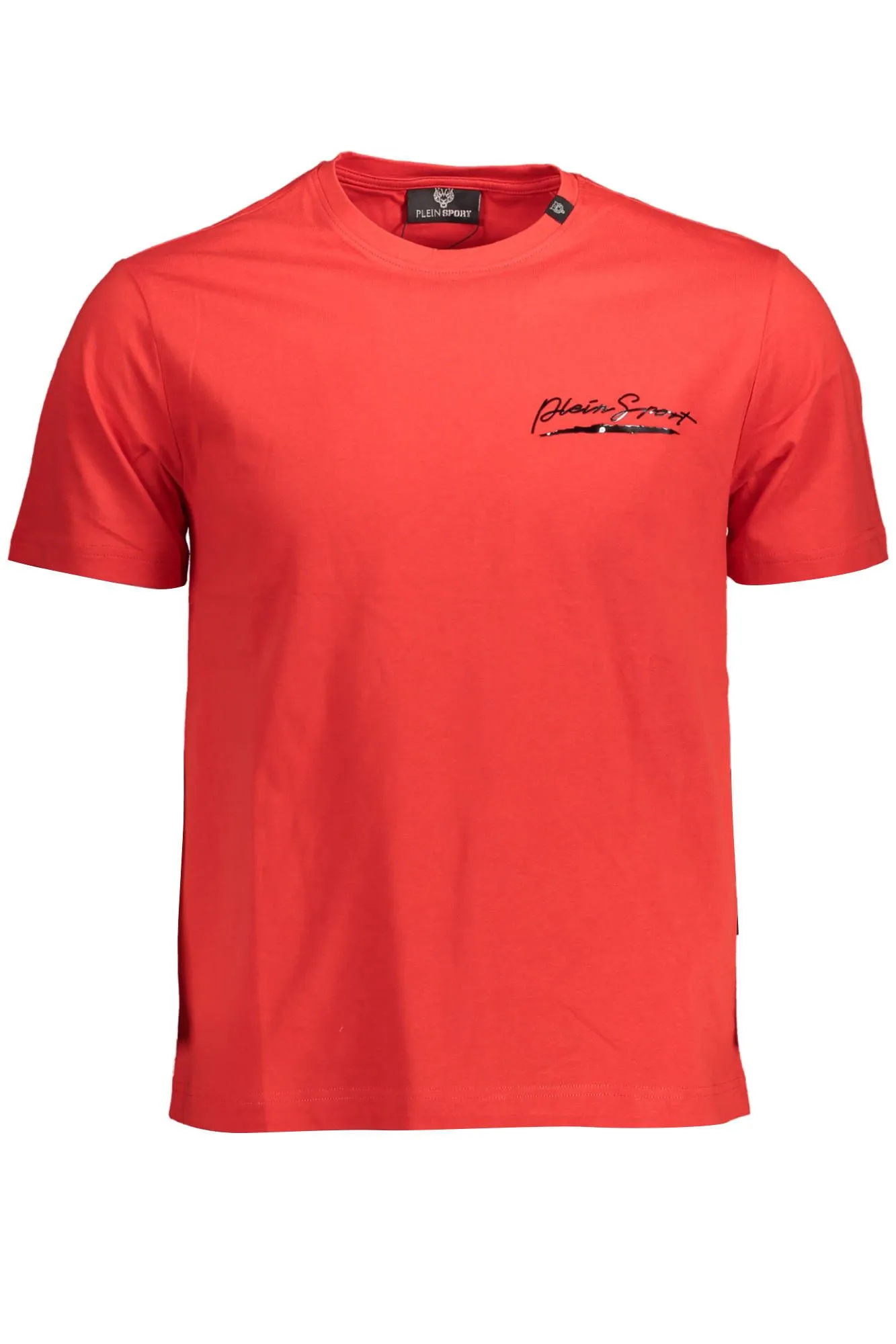 Plein Sport Red Cotton Men T-Shirt