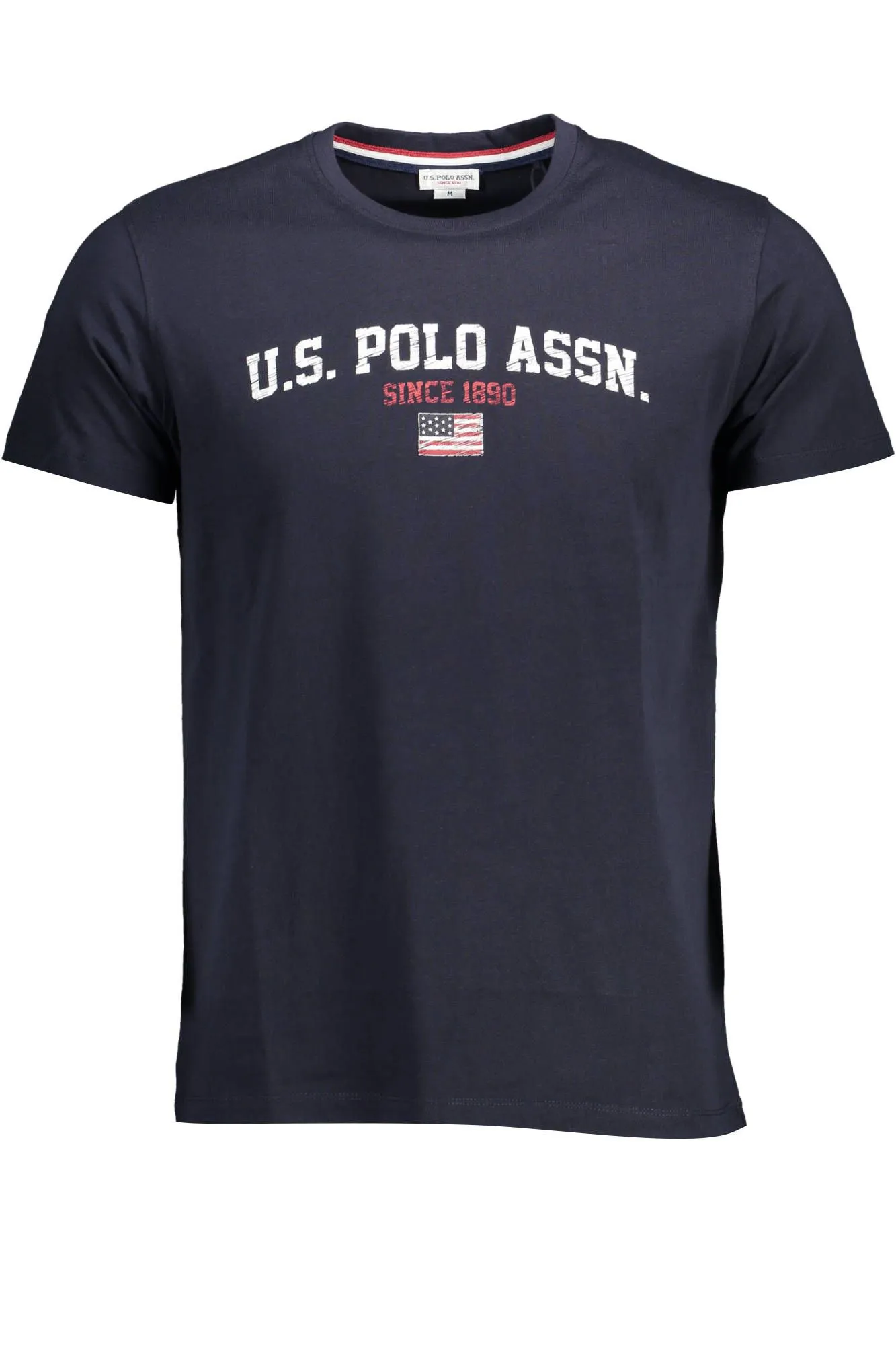U.S. POLO ASSN. Blue Cotton Men T-Shirt