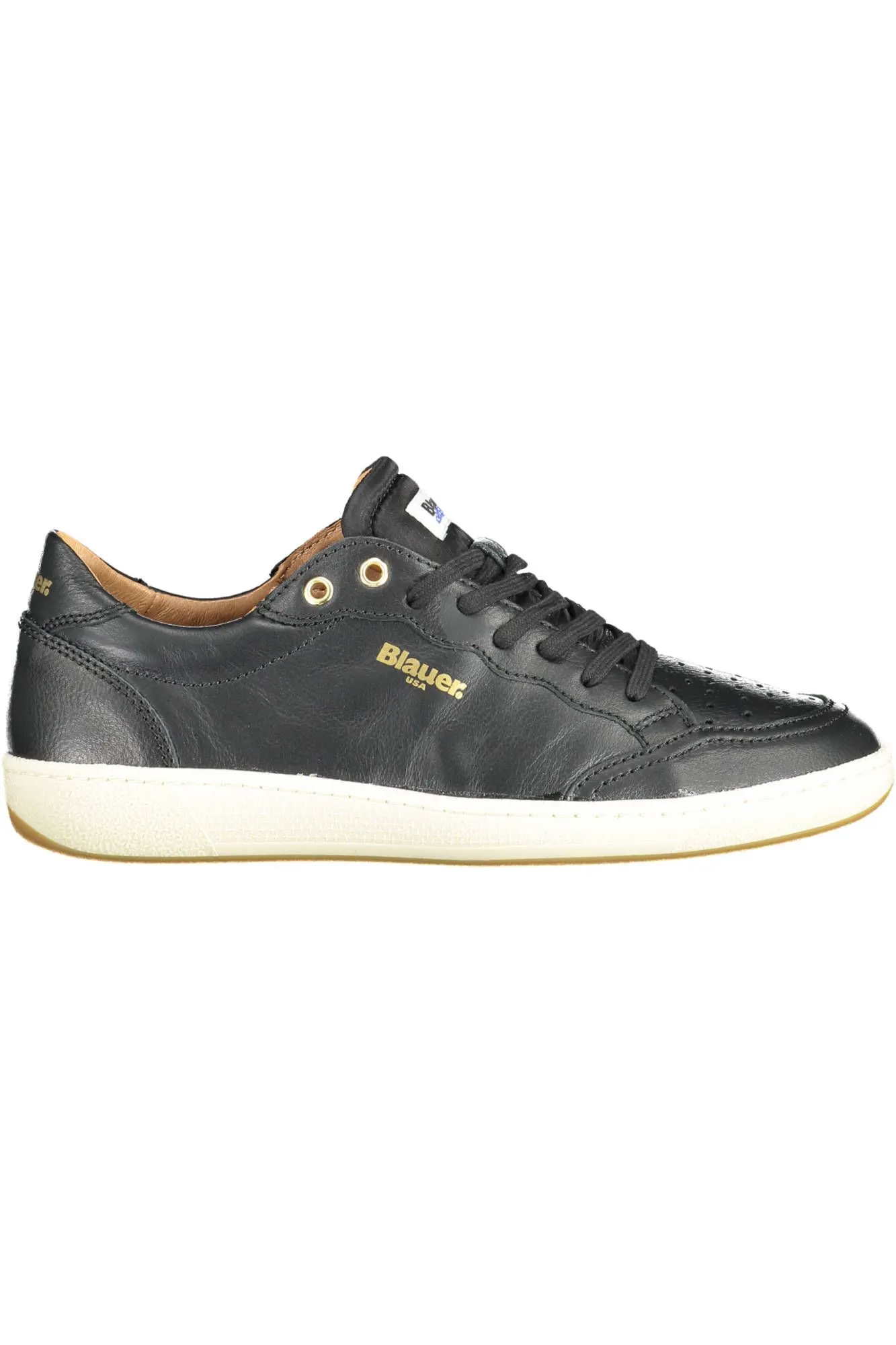 Blauer Black Polyester Men Sneaker