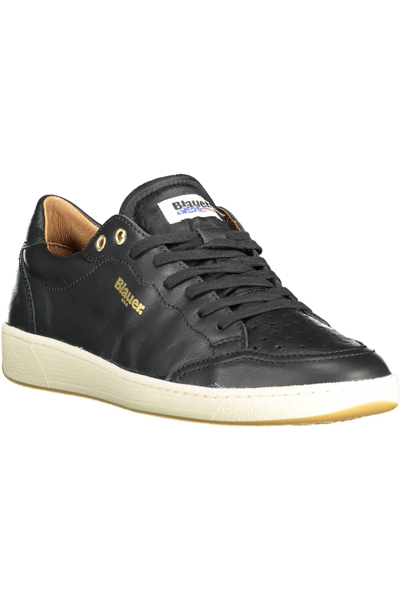 Blauer Black Polyester Men Sneaker