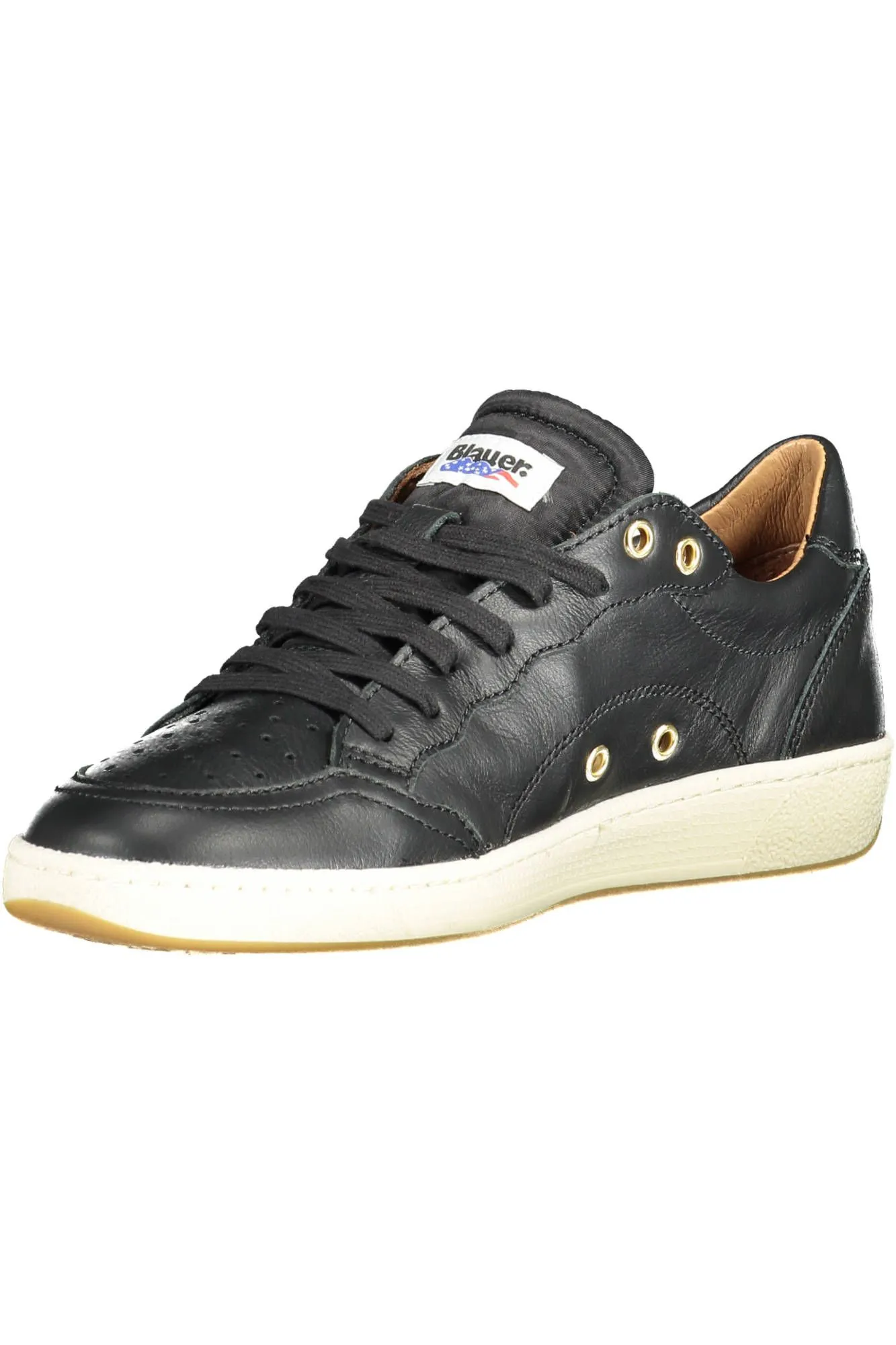 Blauer Black Polyester Men Sneaker