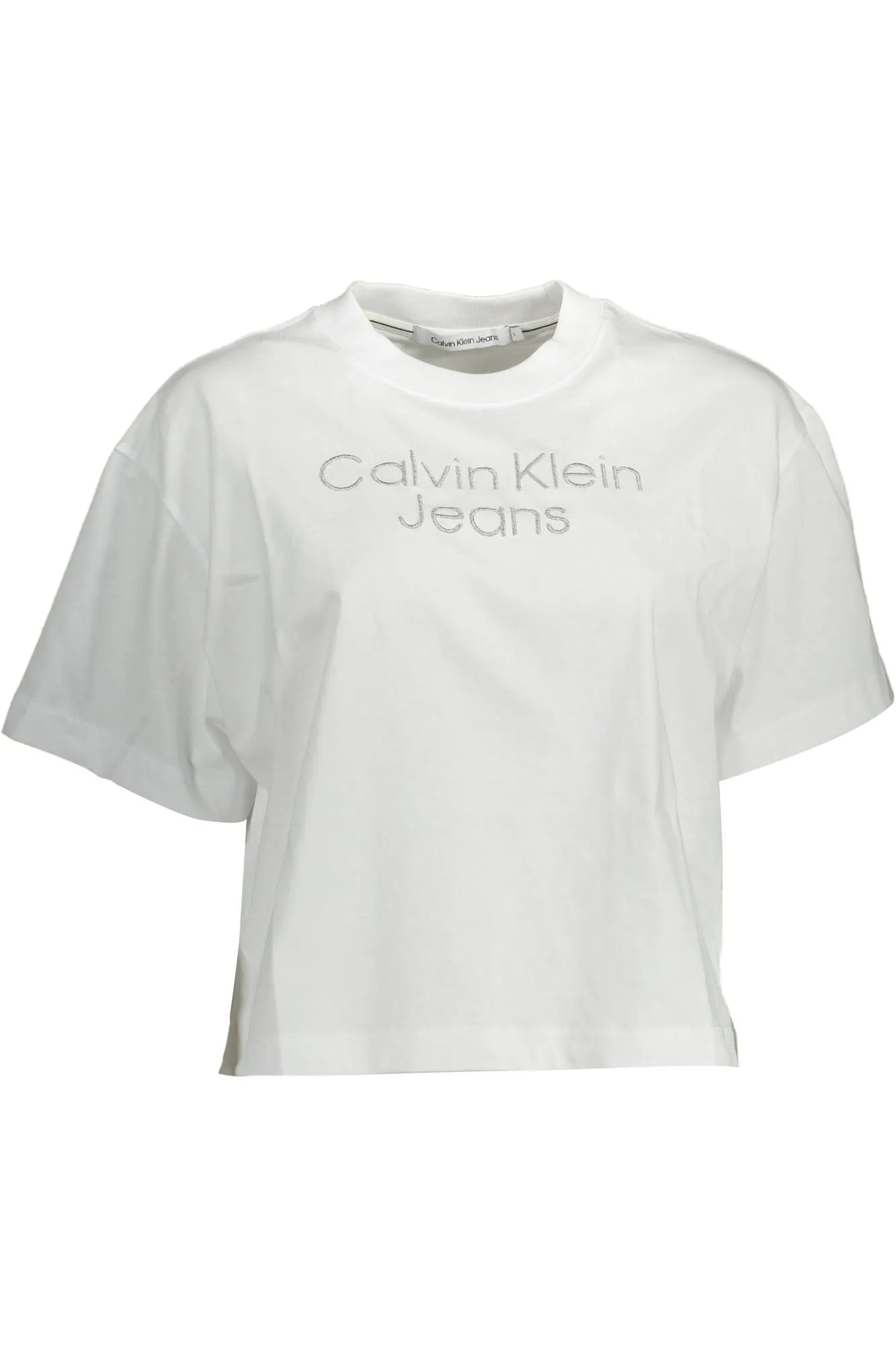 Calvin Klein White Cotton Women T-Shirt