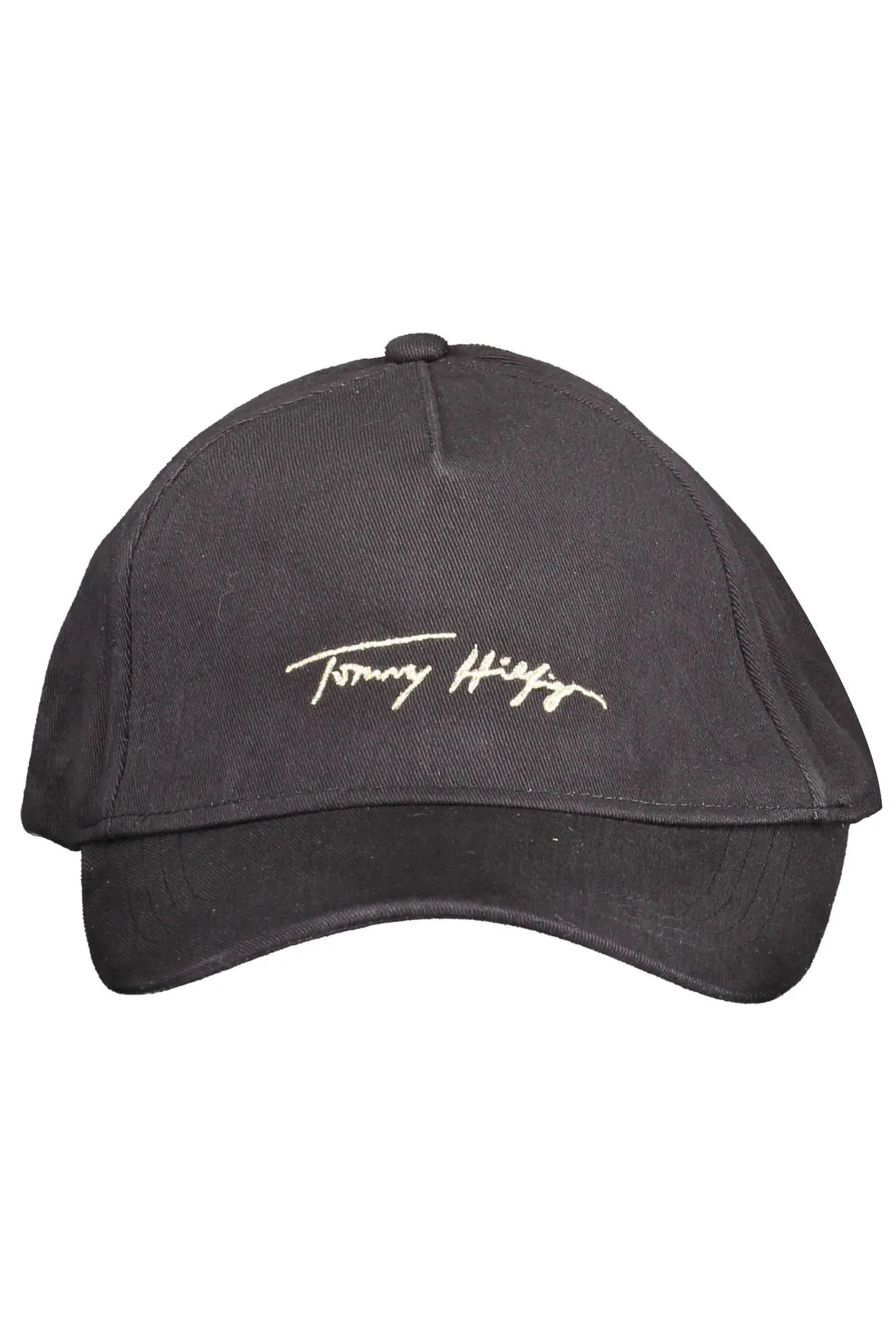 Tommy Hilfiger Black Cotton Women Hat