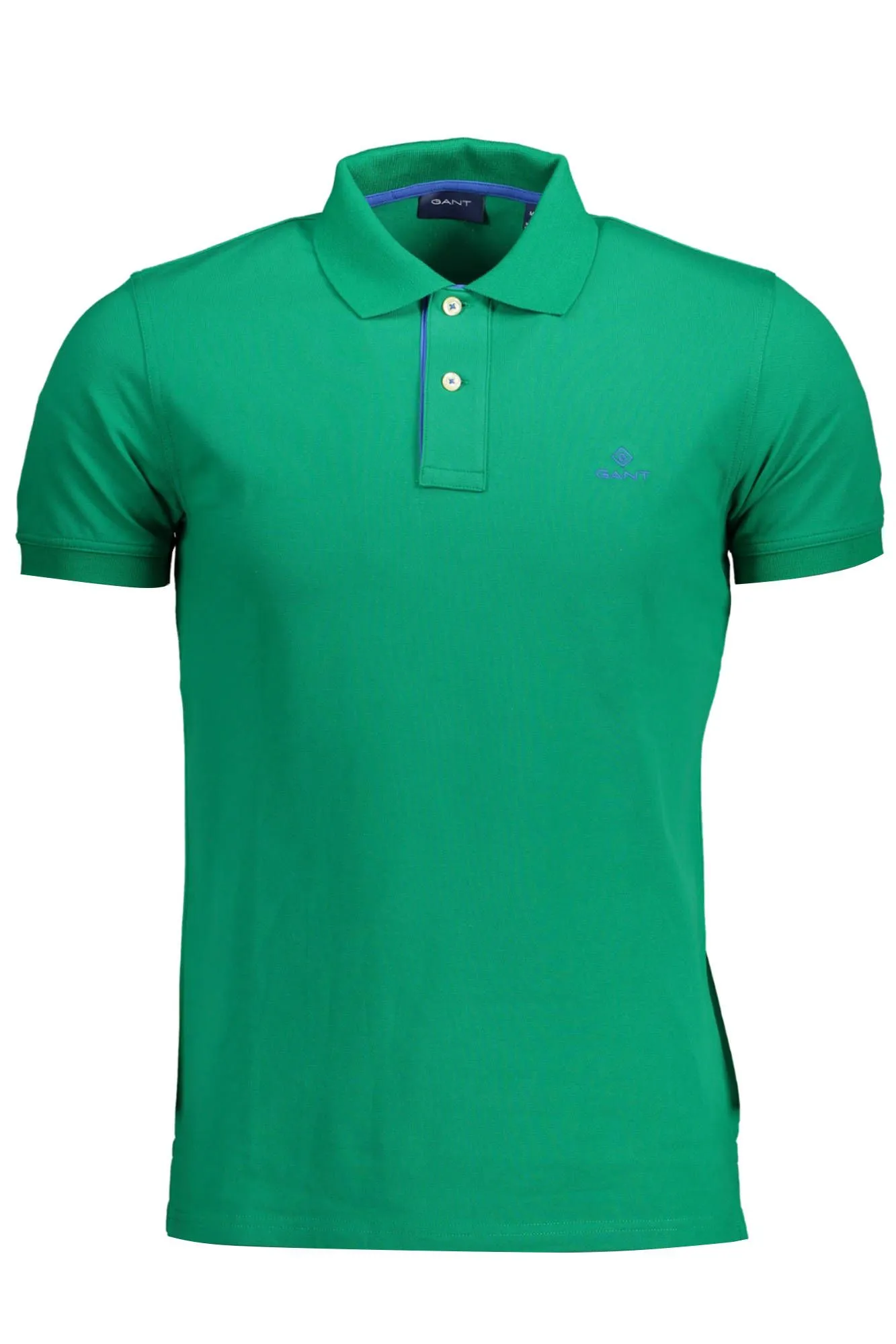 Gant Green Cotton Men Polo Shirt
