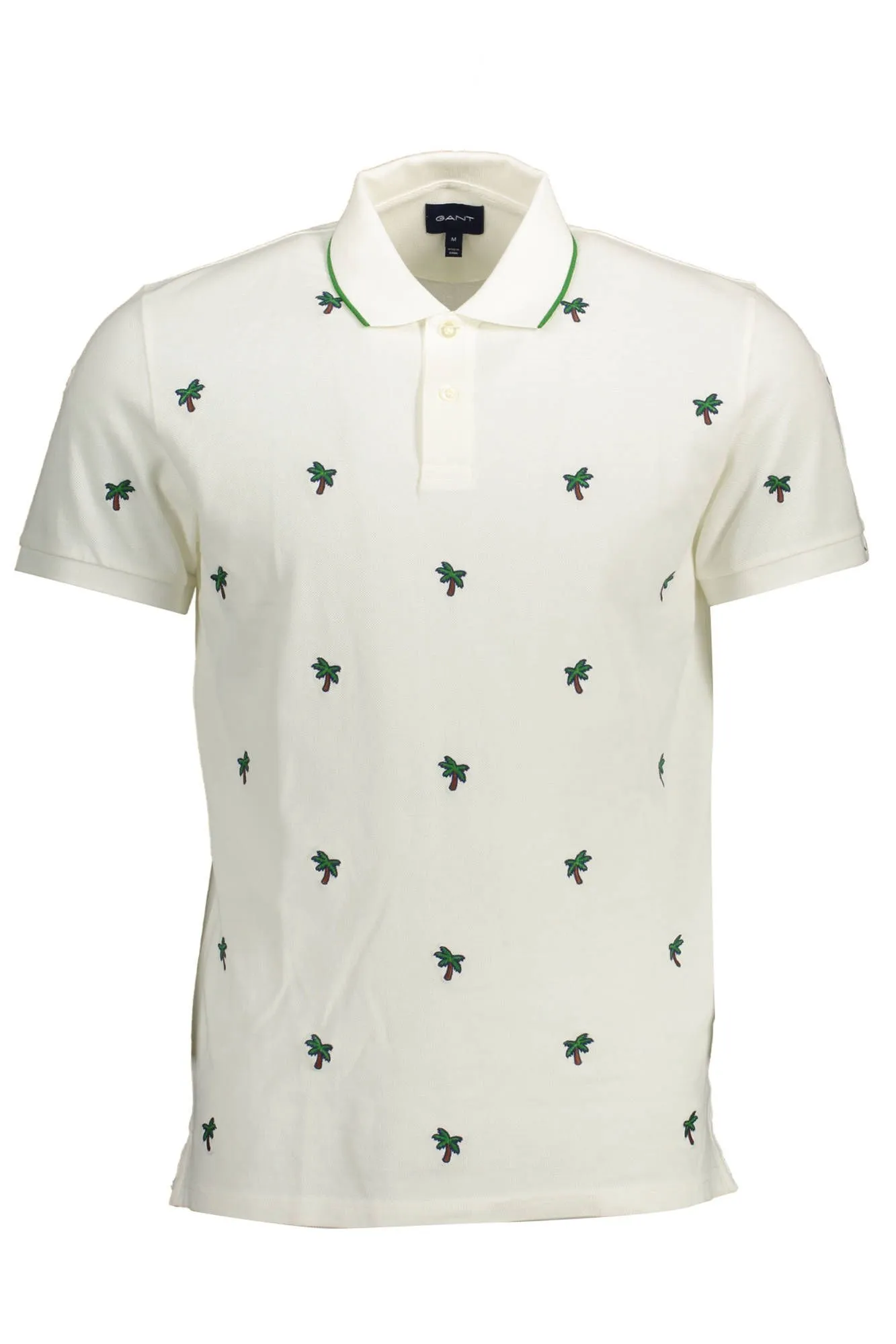 Gant White Cotton Men Polo Shirt