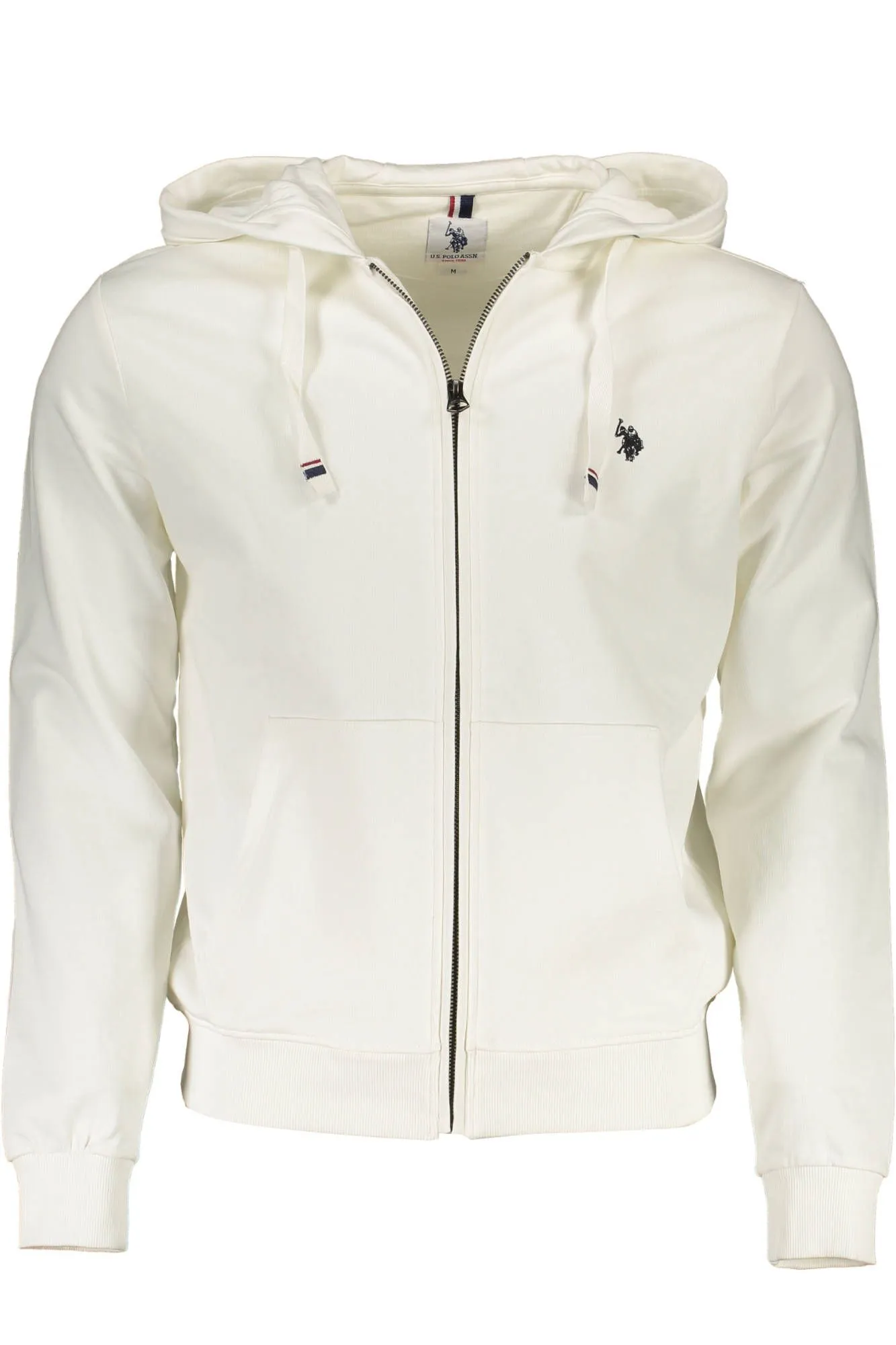 U.S. POLO ASSN. White Cotton Men Sweater