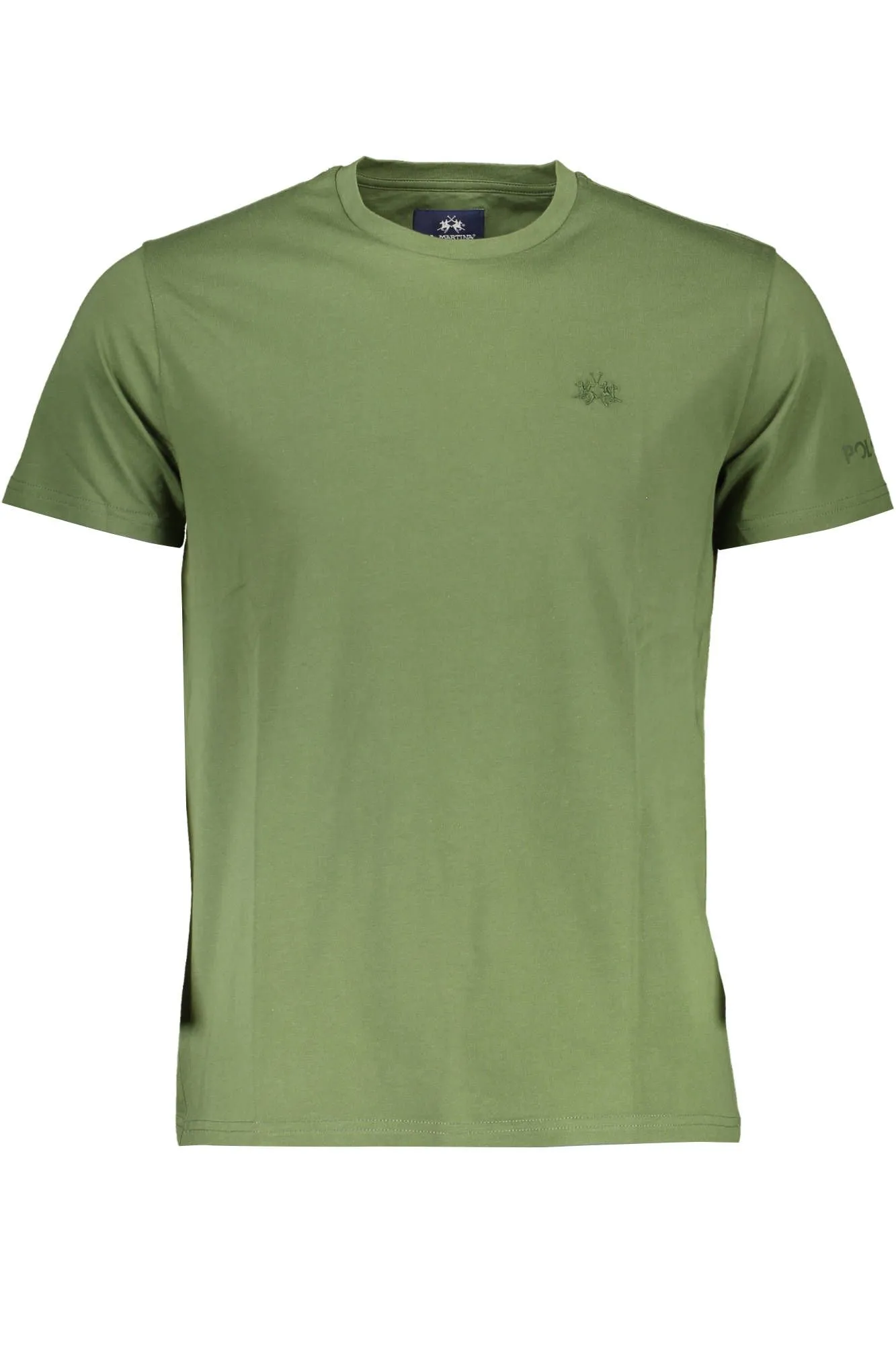 La Martina Green Cotton Men T-Shirt