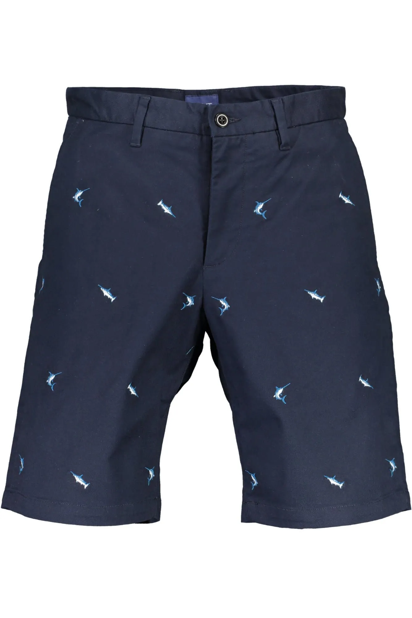 Gant Blue Cotton Men Bermuda Short