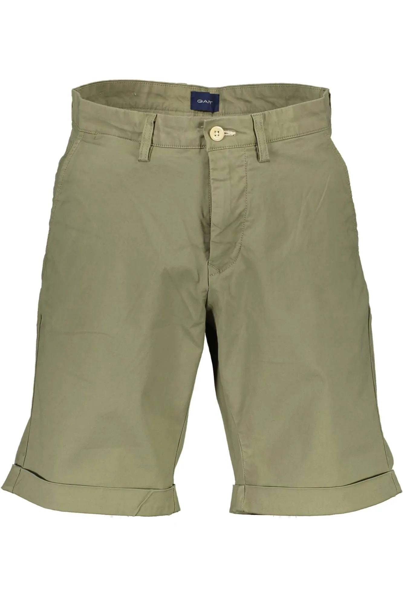 Gant Green Cotton Men Bermuda Pant
