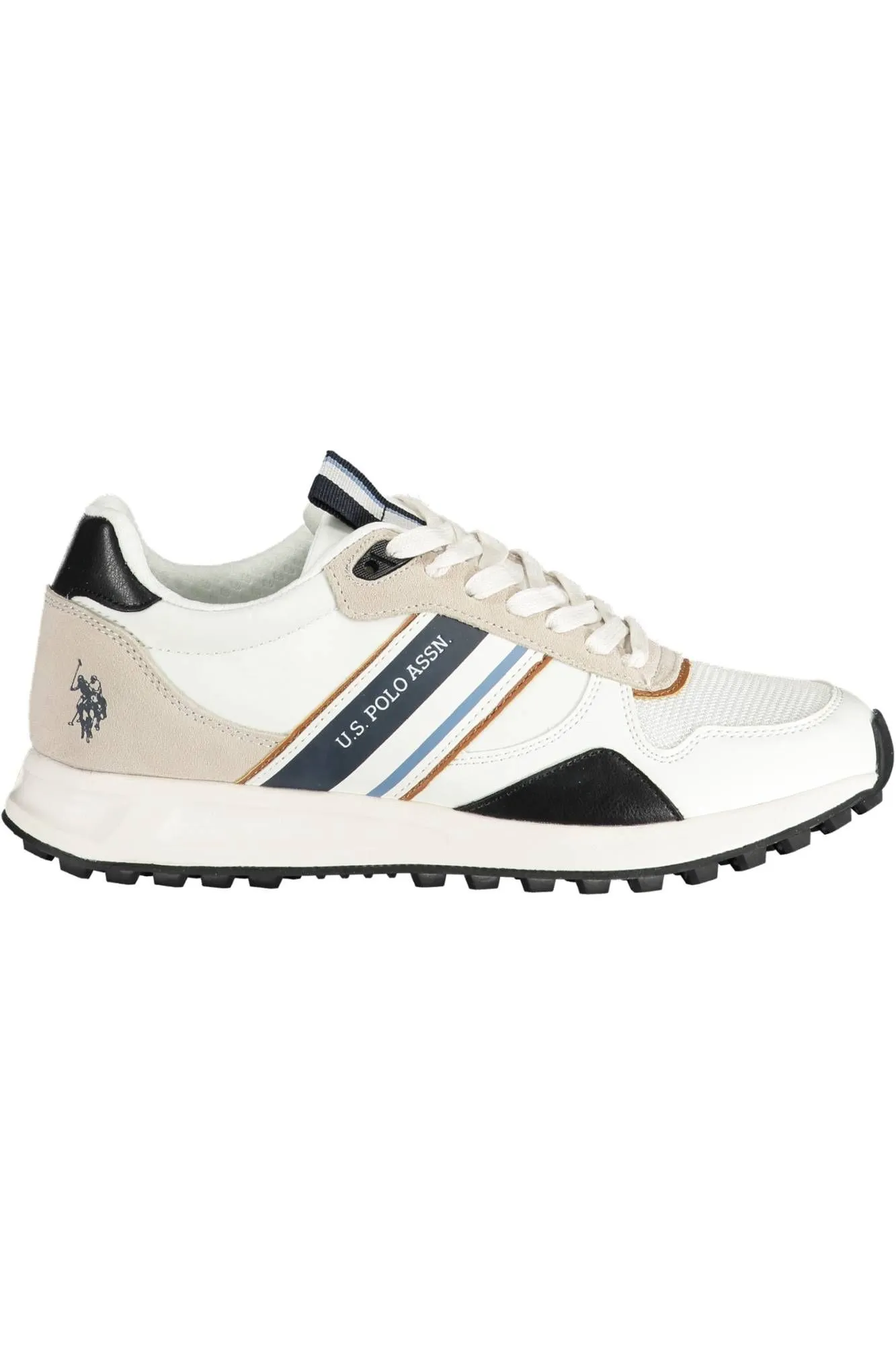 U.S. POLO ASSN. White Cotton Men Sneaker