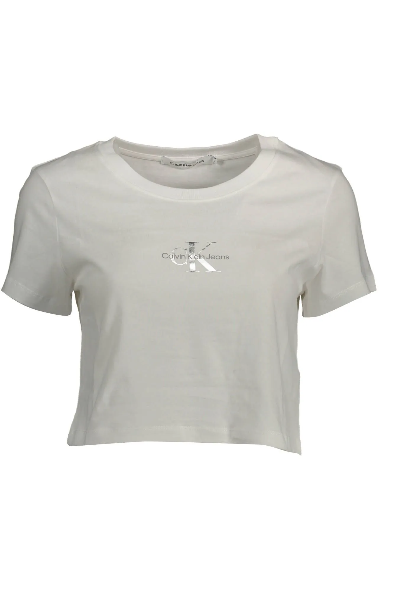 Calvin Klein White Cotton Women T-Shirt