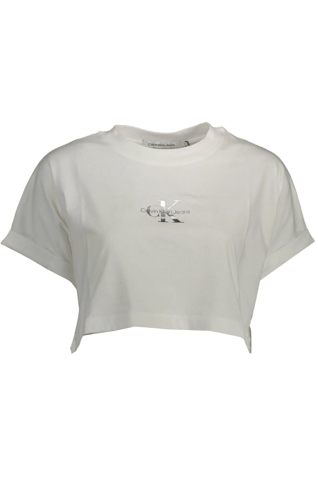 Calvin Klein White Cotton Women T-Shirt