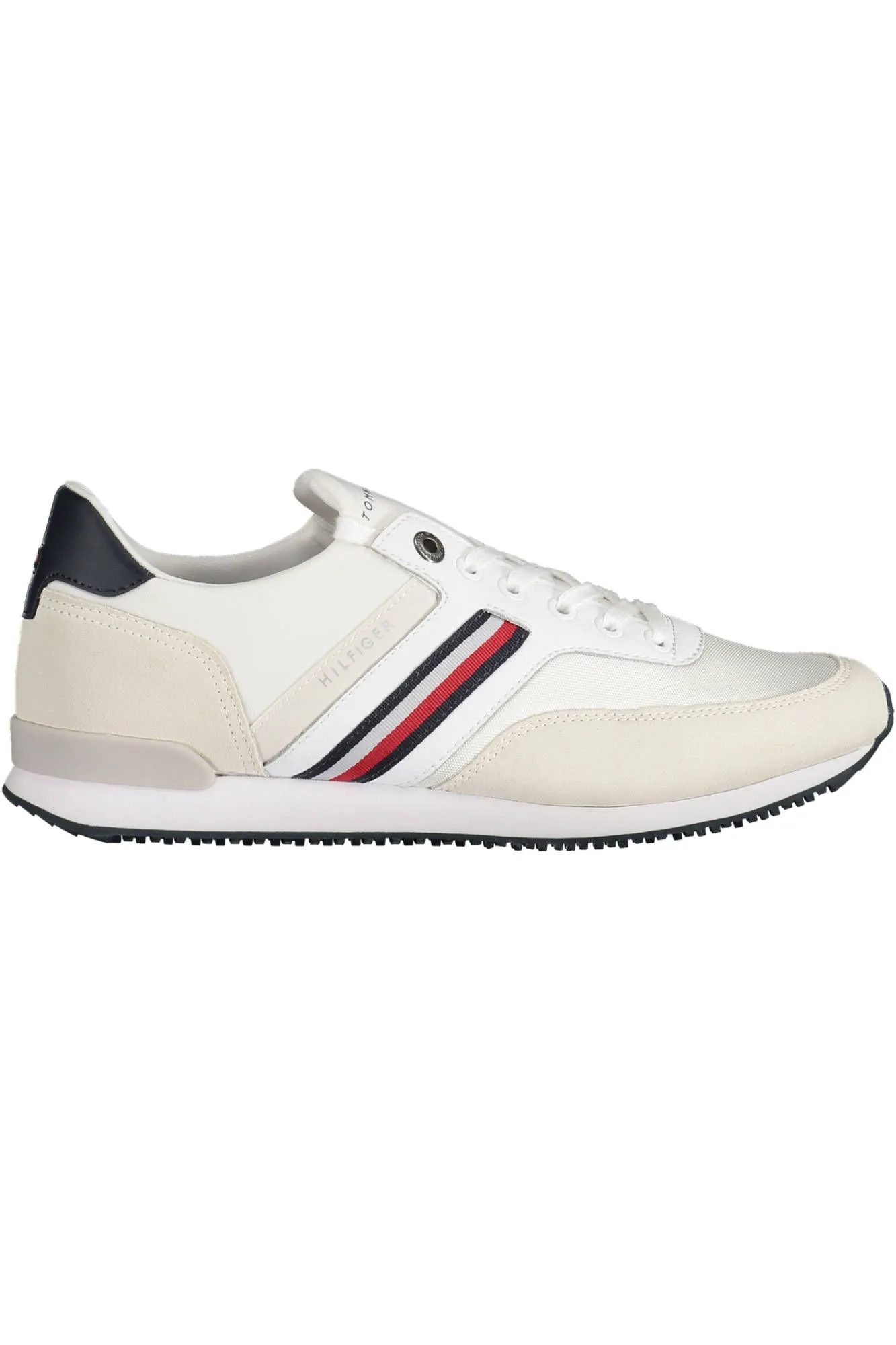 Tommy Hilfiger White Polyester Men Sneaker
