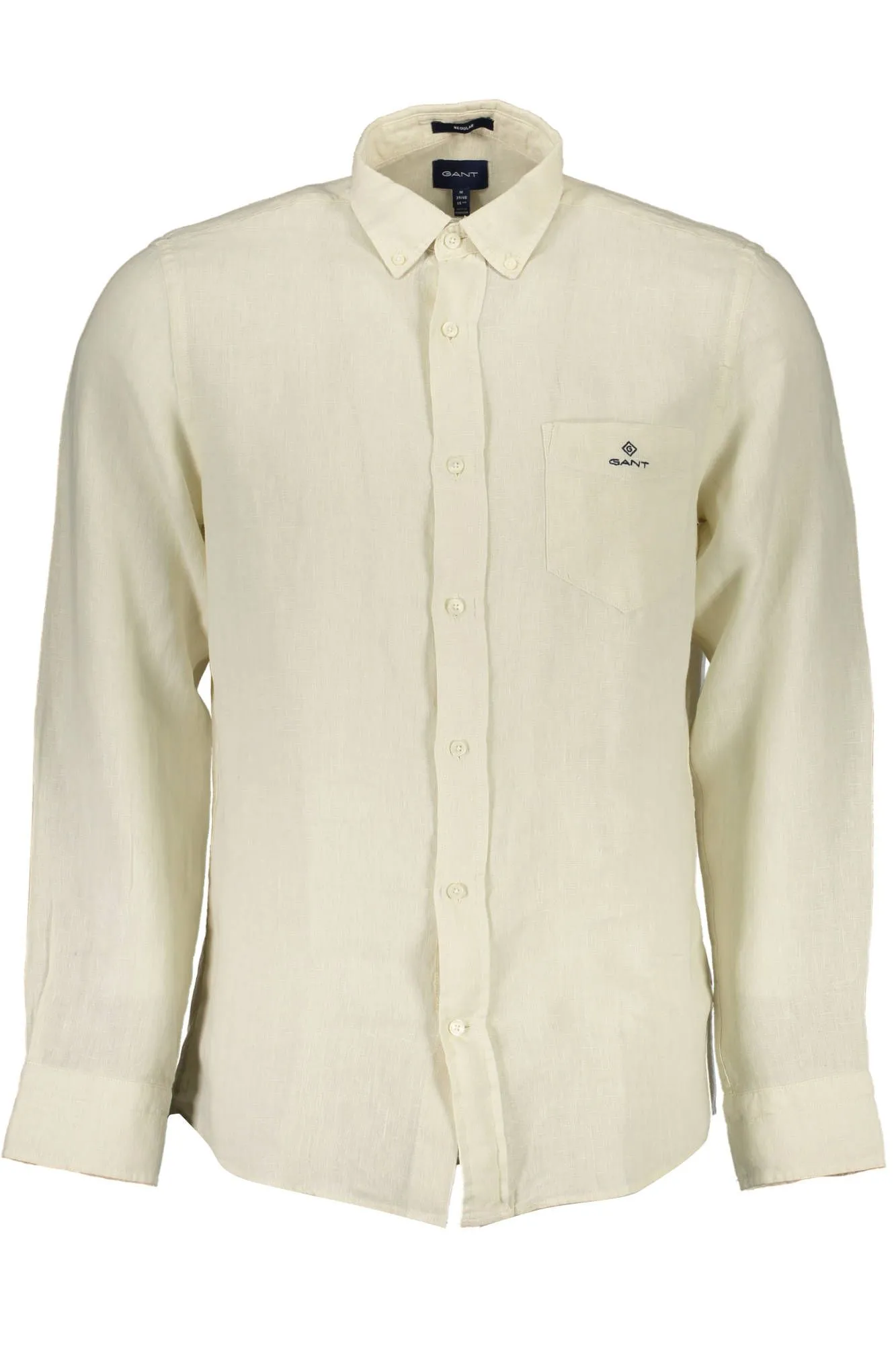 Gant Beige Linen Men Shirt