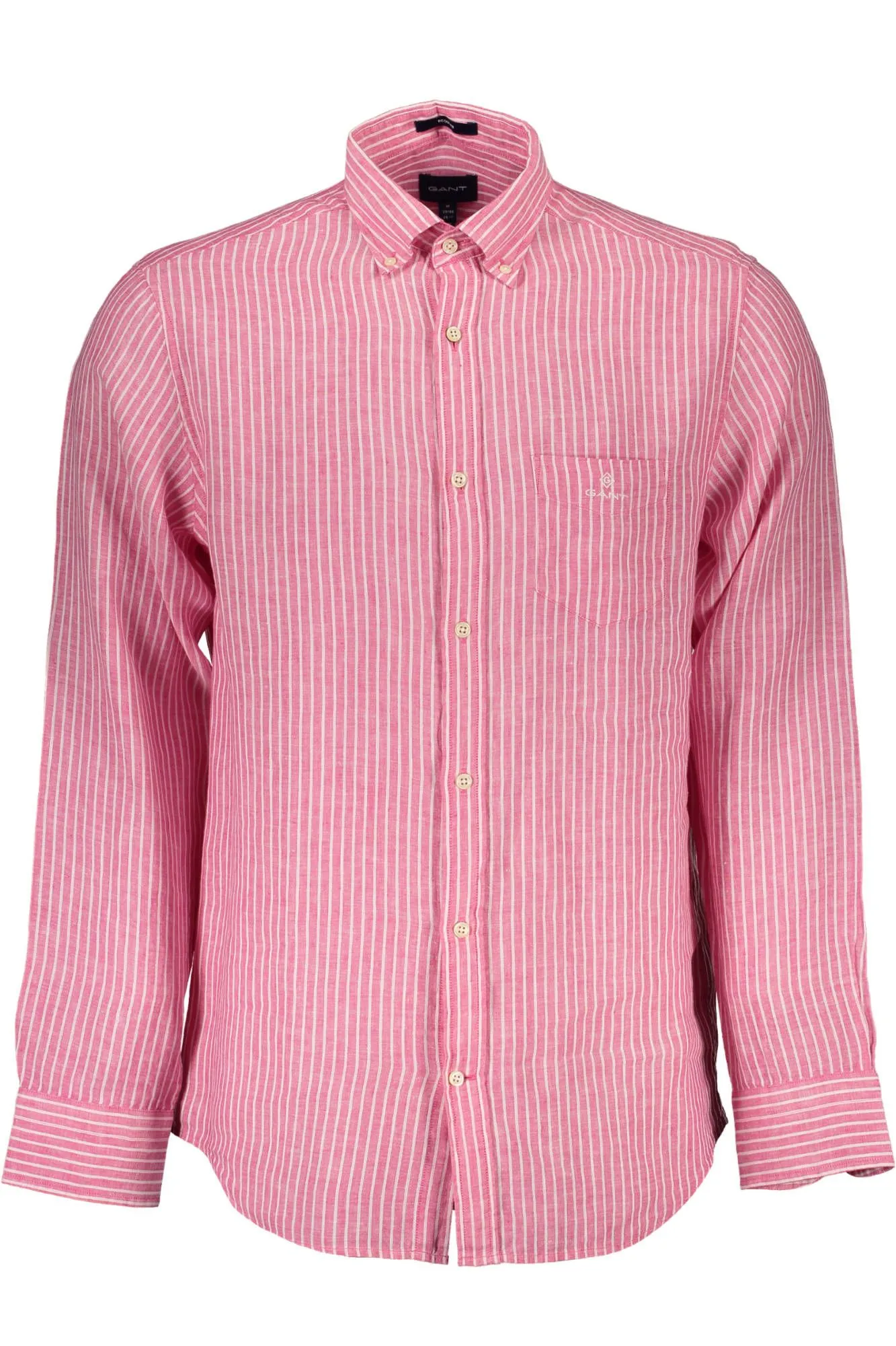 Gant Pink Linen Men Shirt