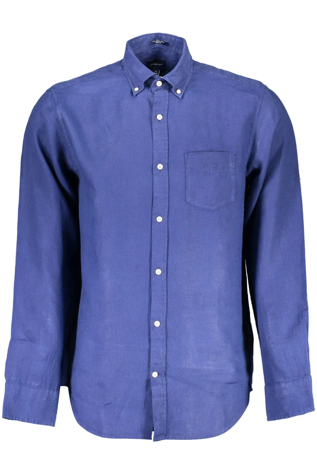 Gant Blue Linen Men Shirt