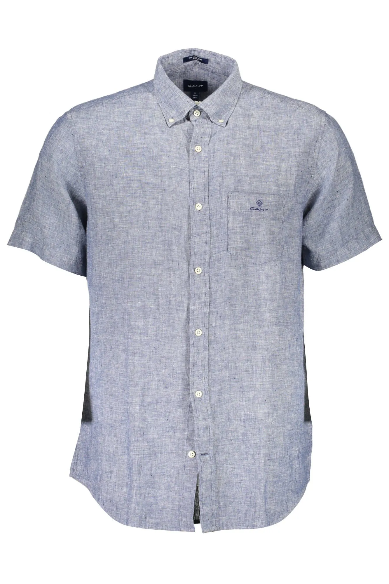 Gant Blue Linen Men Shirt