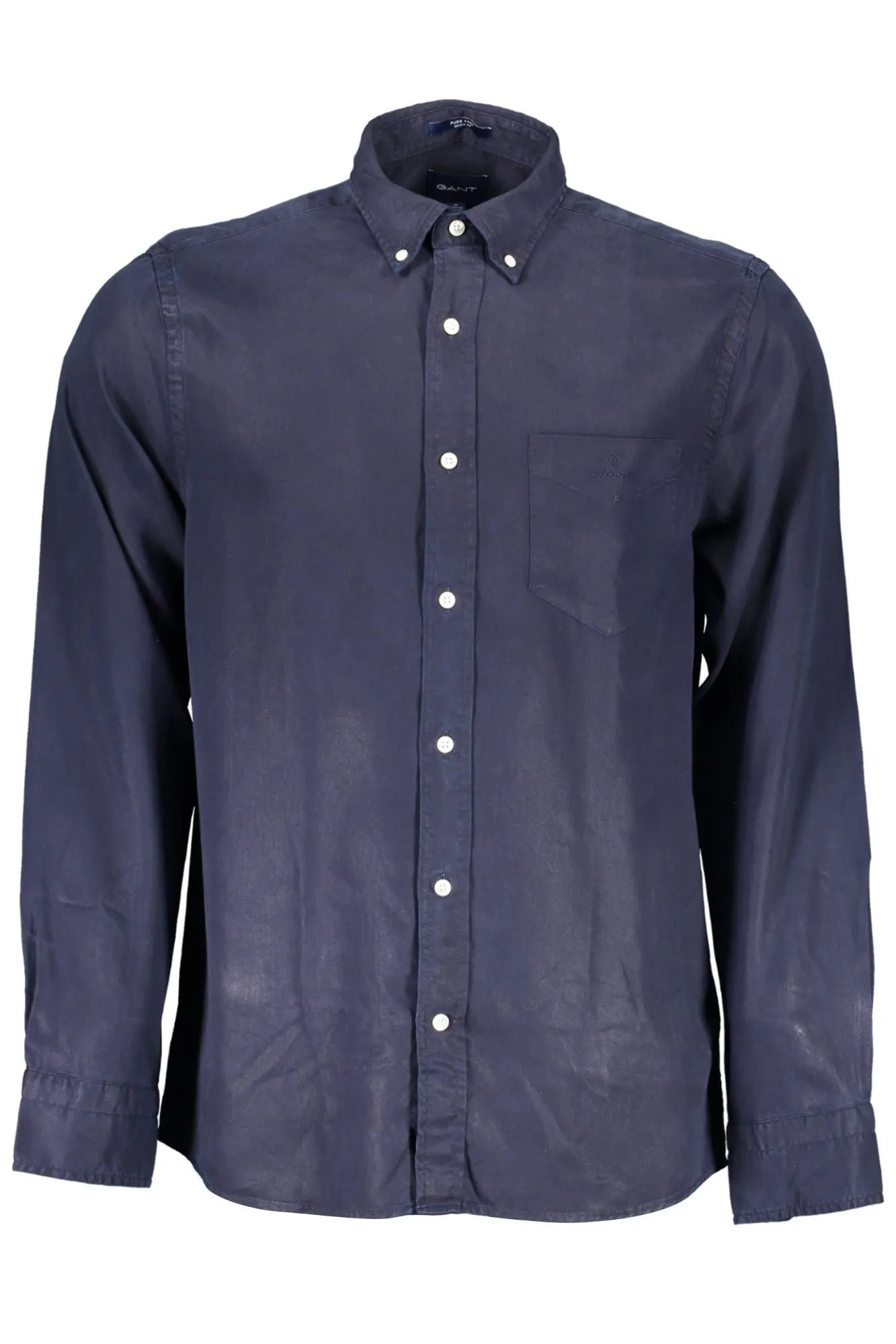 Gant Blue Lyocell Men Shirt