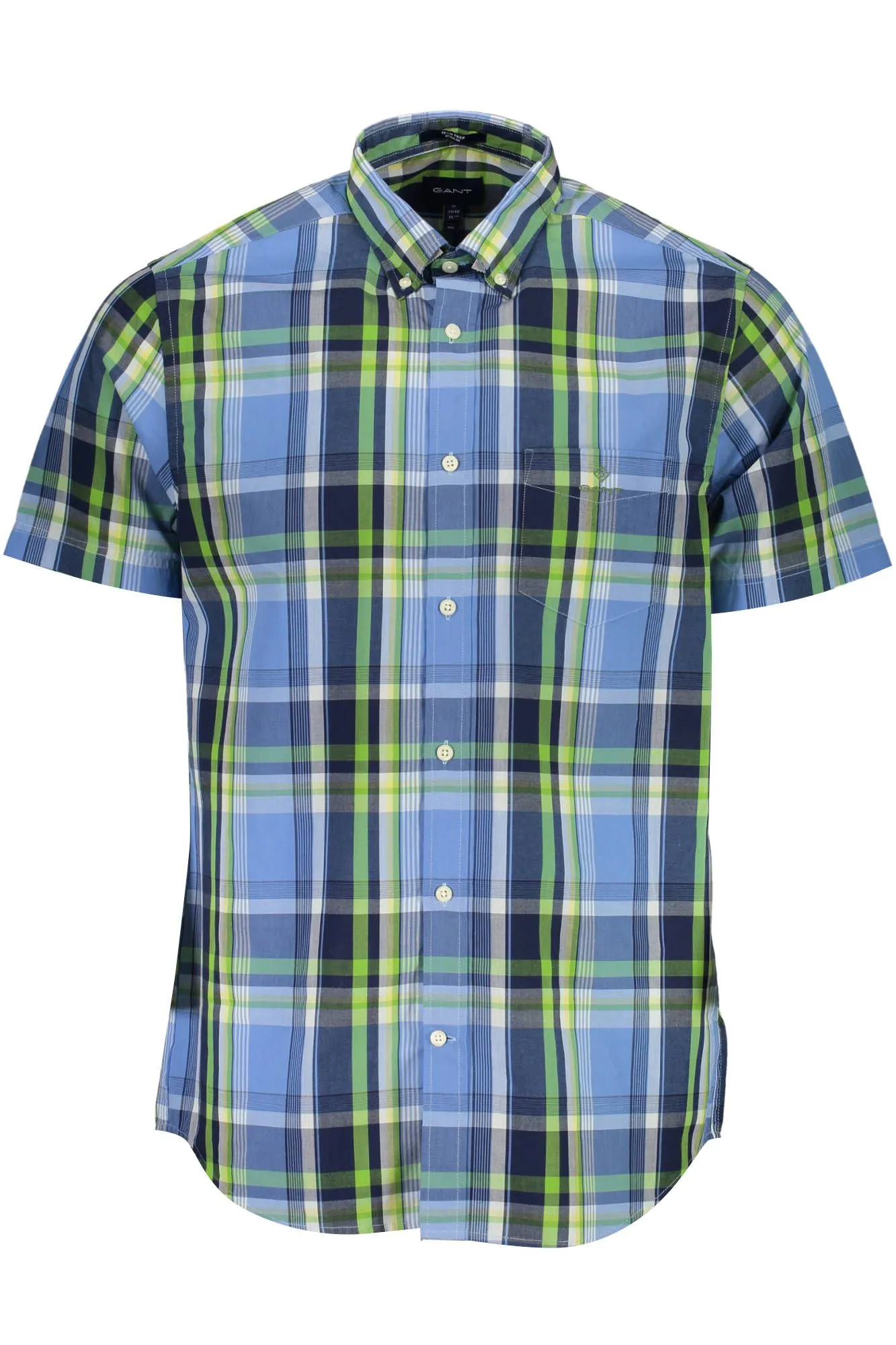 Gant Light Blue Cotton Men Shirt
