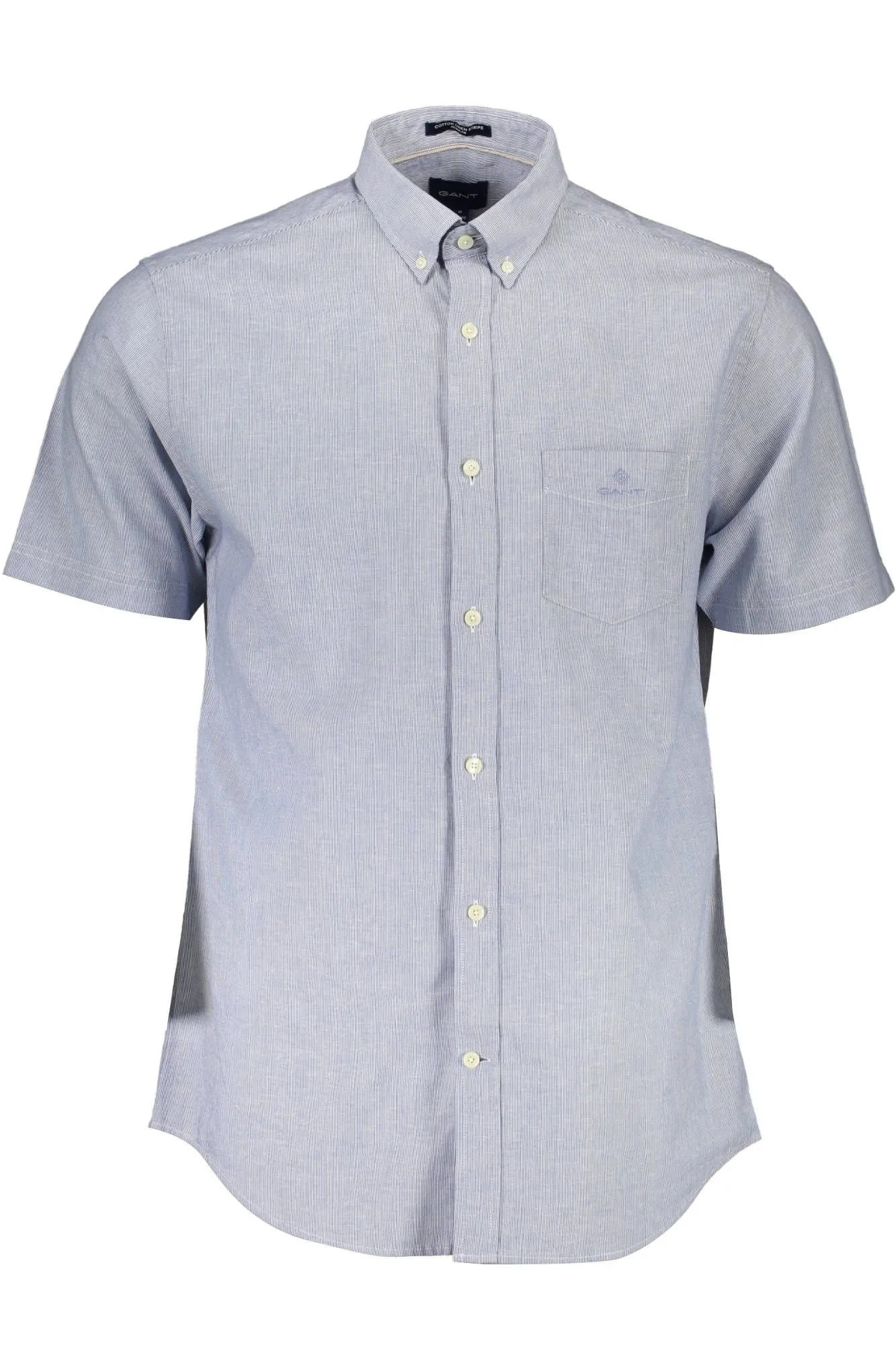 Gant Blue Organic Cotton Men Shirt