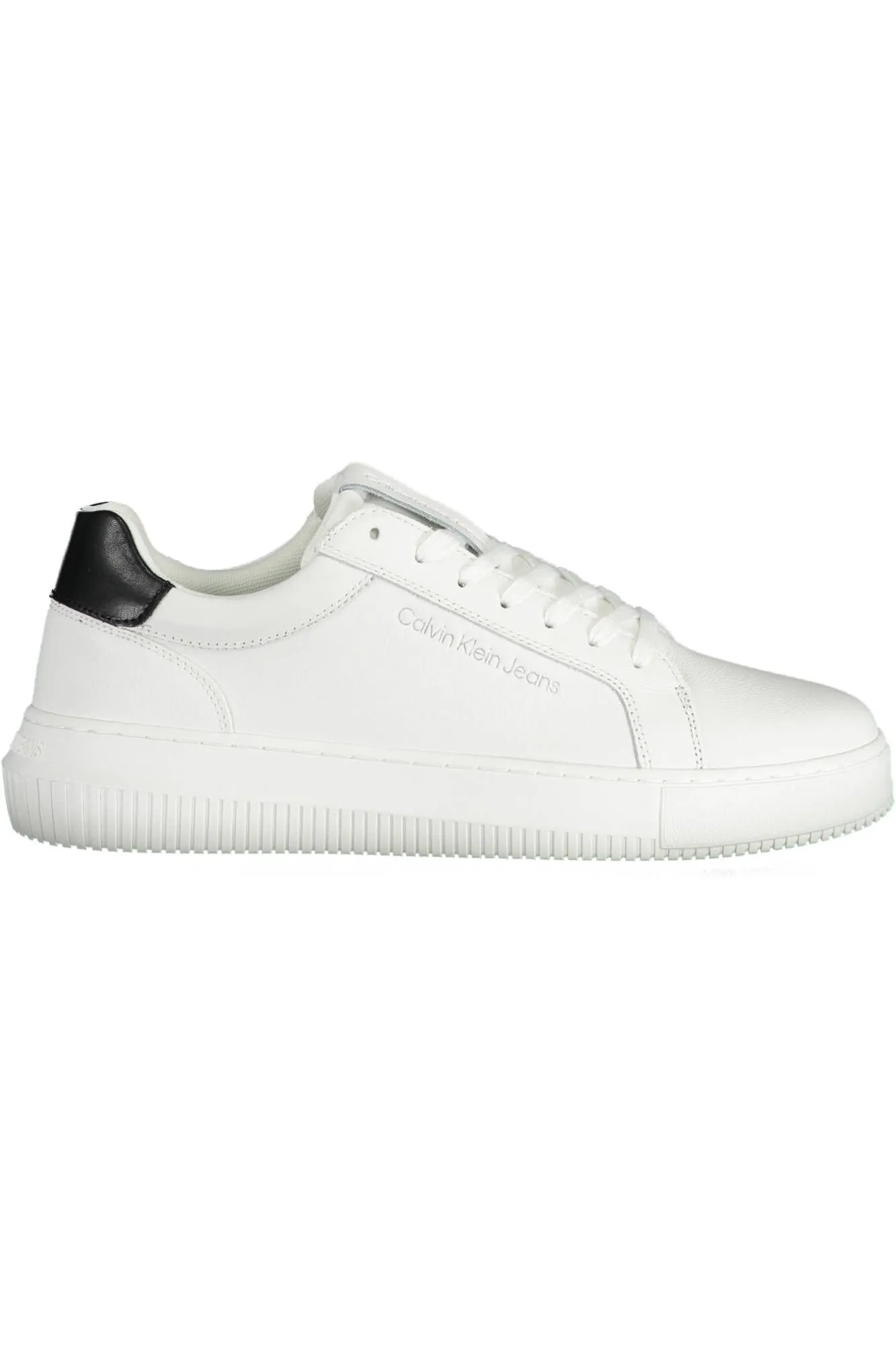 Calvin Klein White Polyester Men Sneaker