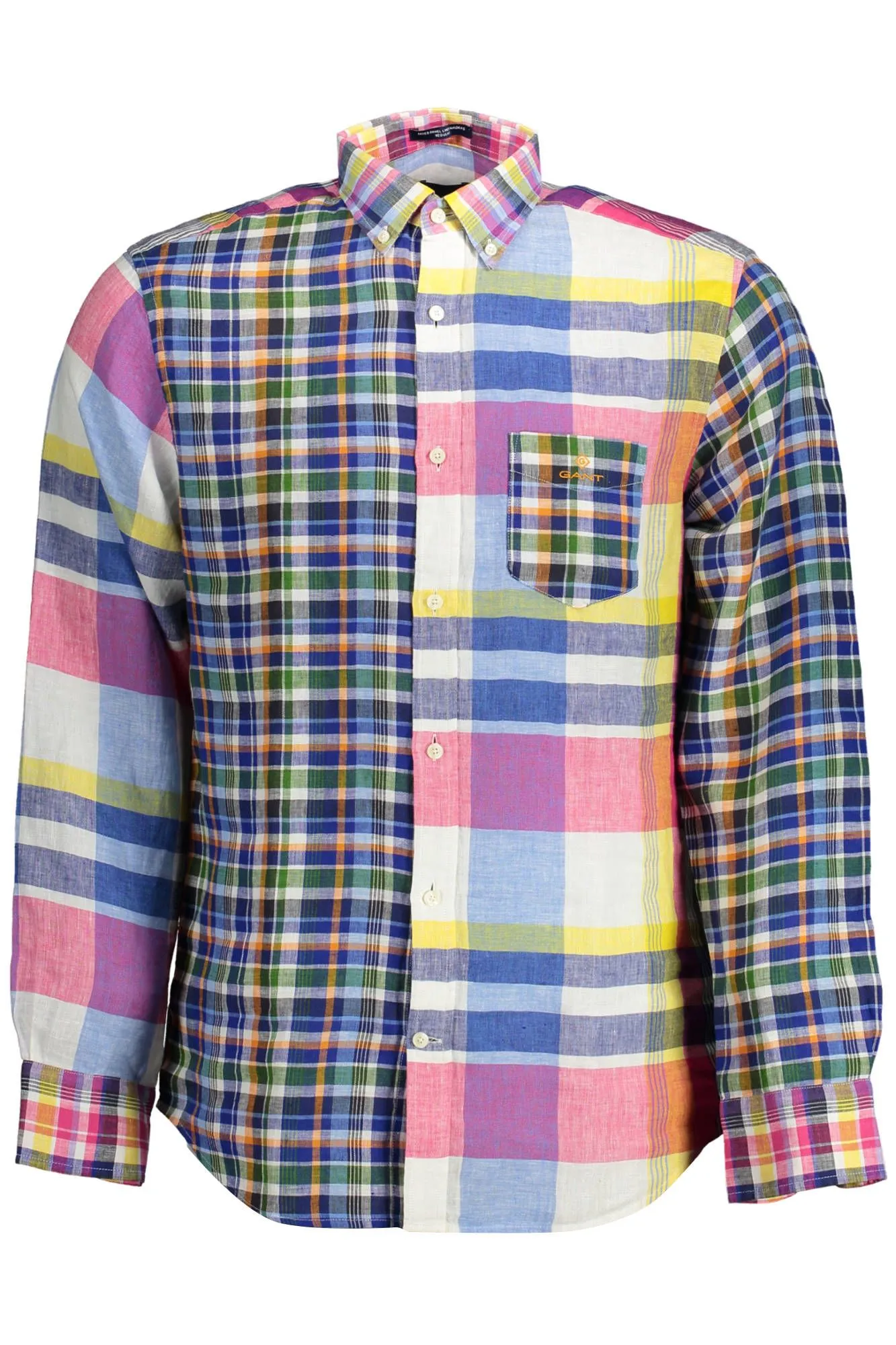 Gant Blue Linen Men Shirt