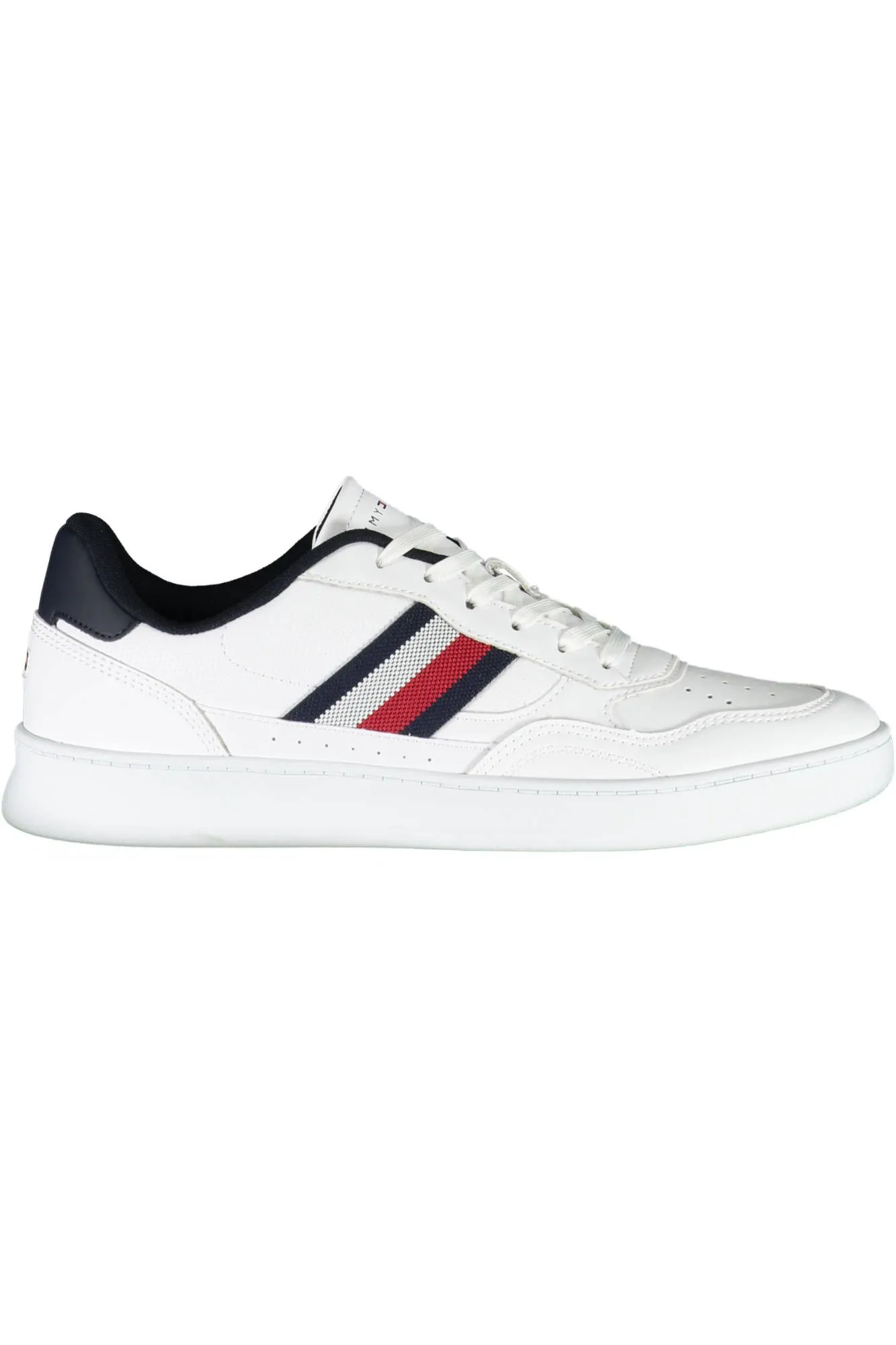 Tommy Hilfiger White Polyester Men Sneaker
