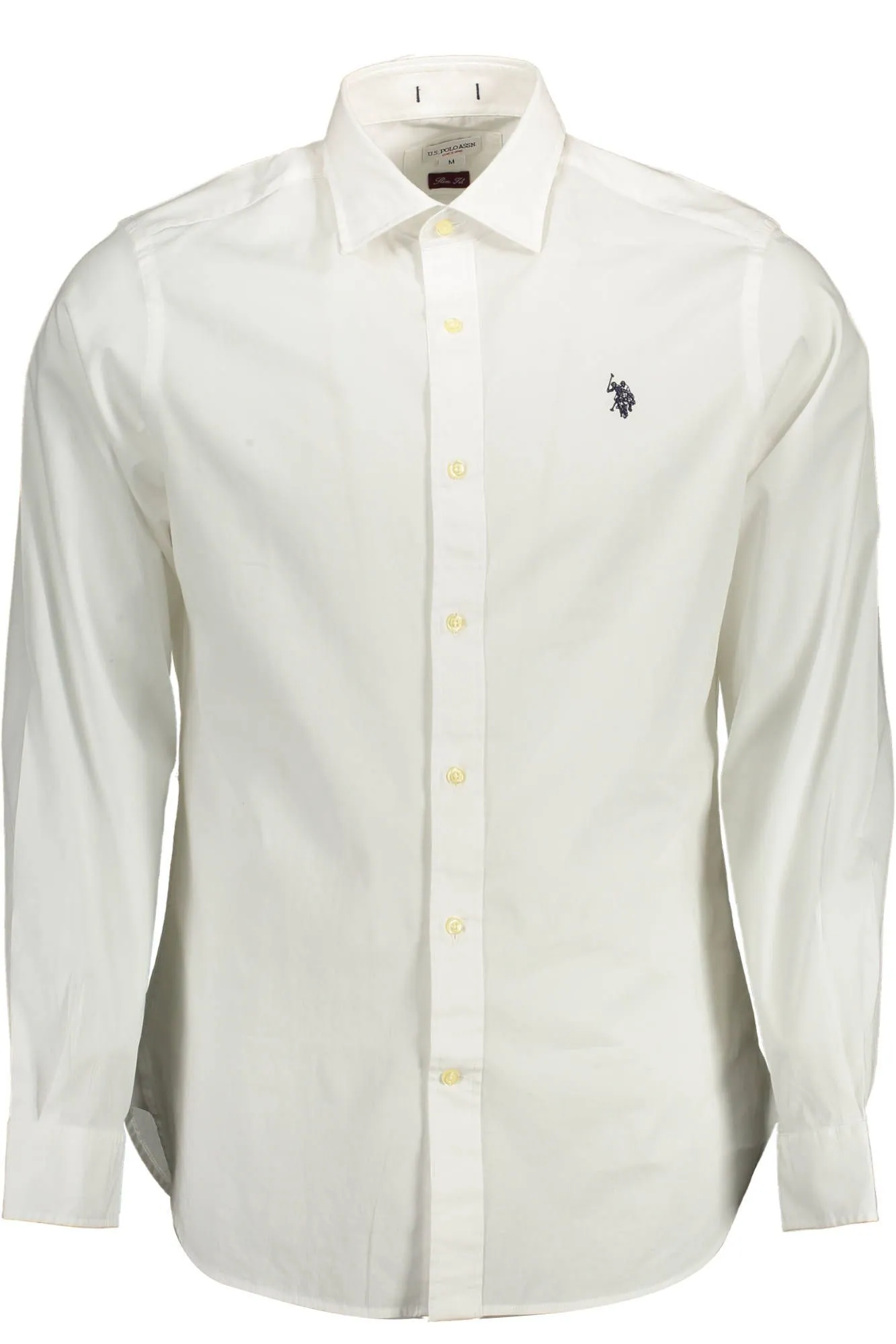 U.S. POLO ASSN. White Cotton Men Shirt