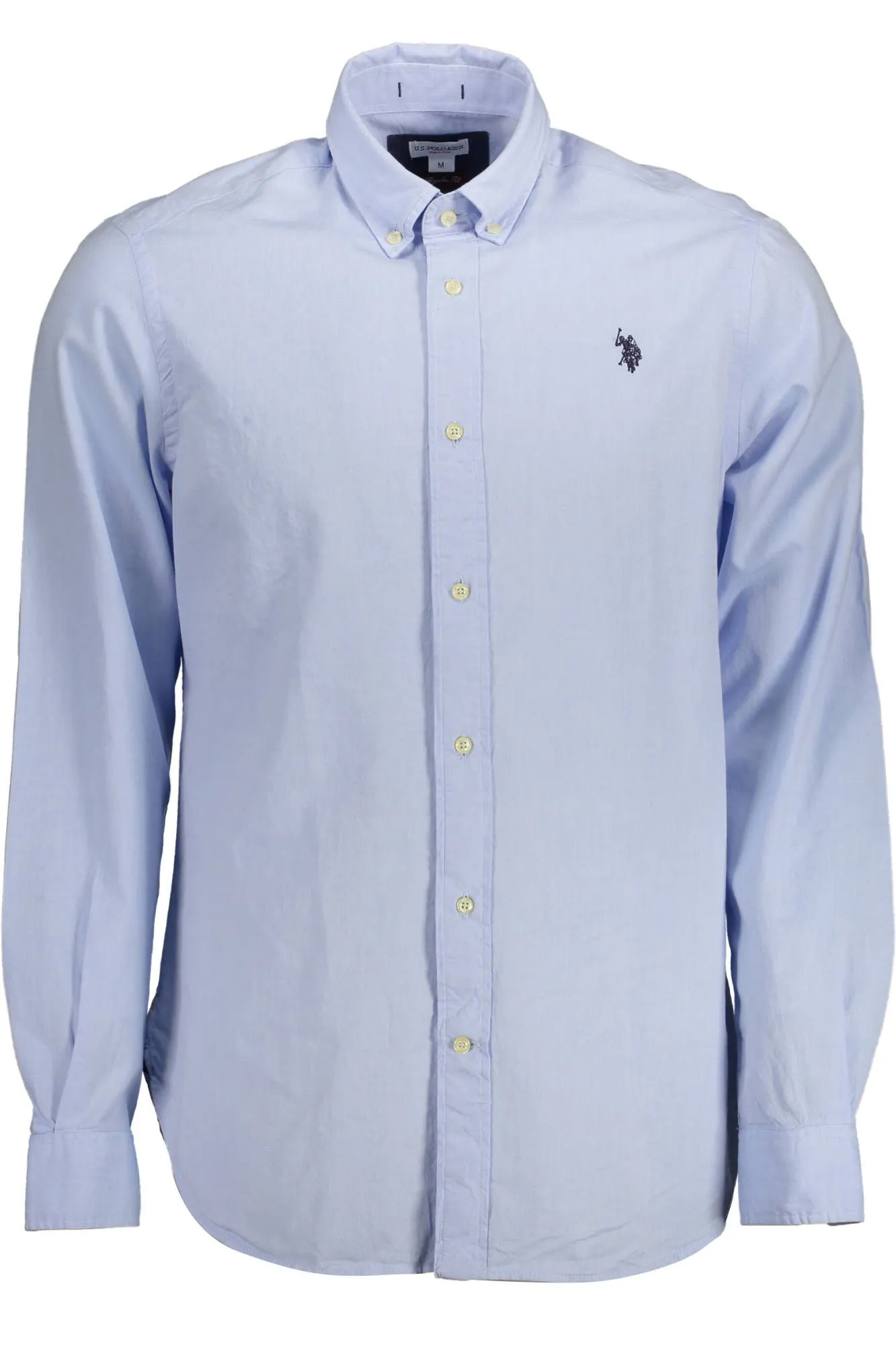 U.S. POLO ASSN. Light Blue Cotton Men Shirt