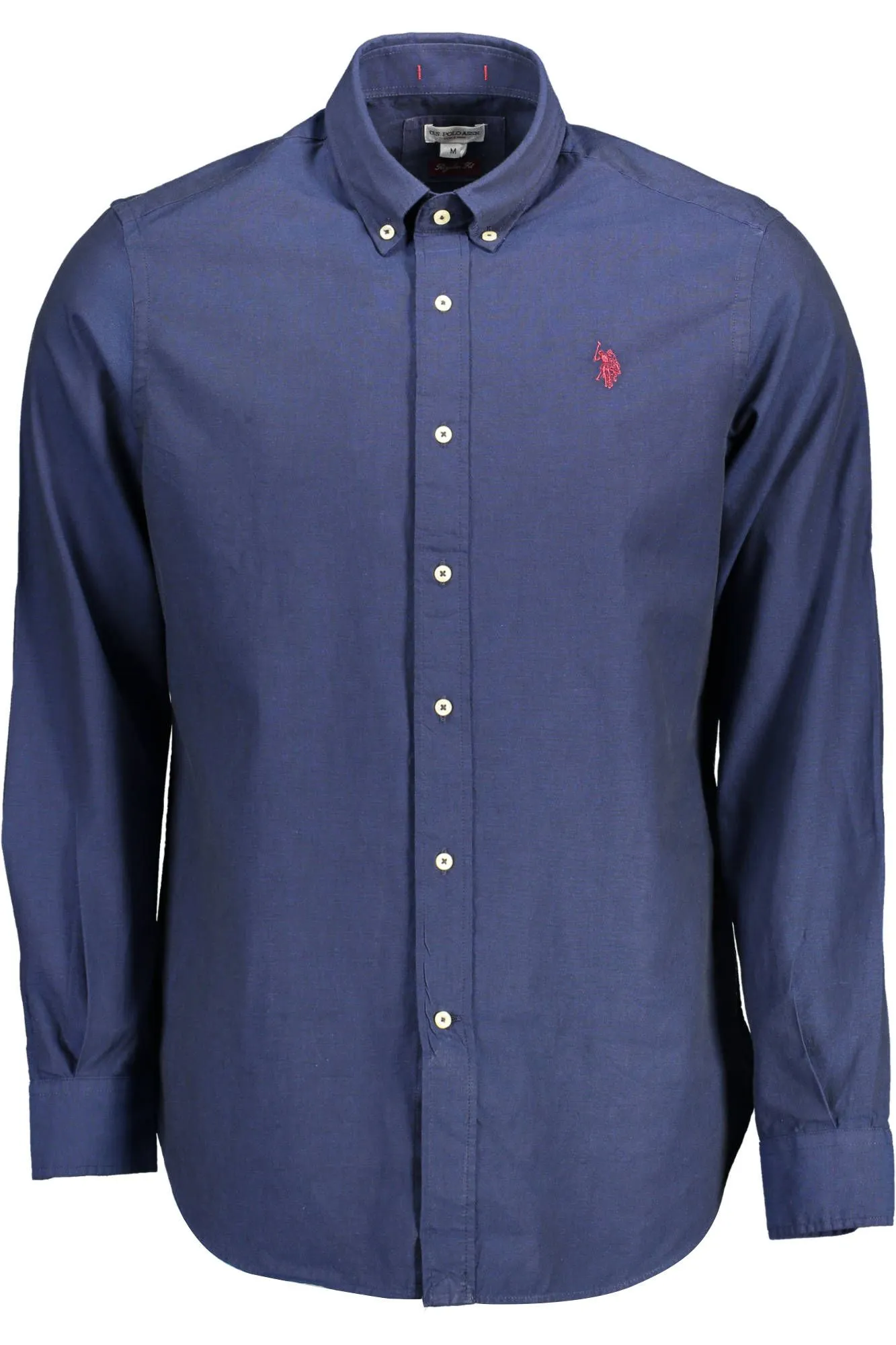 U.S. POLO ASSN. Blue Cotton Men Shirt
