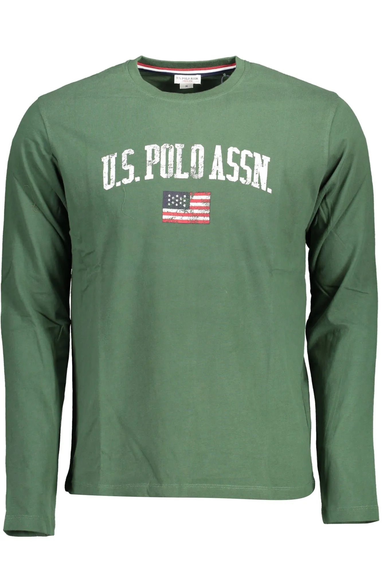 U.S. POLO ASSN. Green Cotton Men T-Shirt
