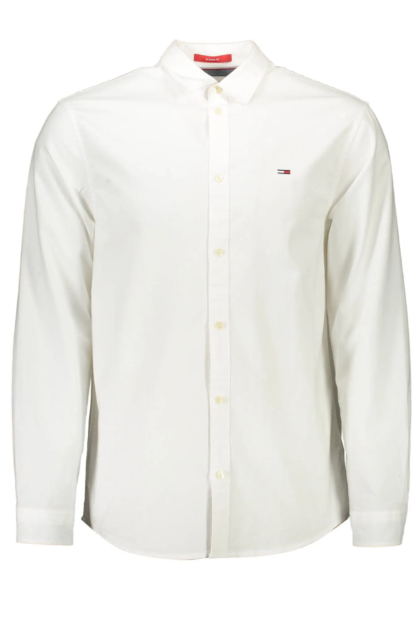 Tommy Hilfiger White Cotton Men Shirt