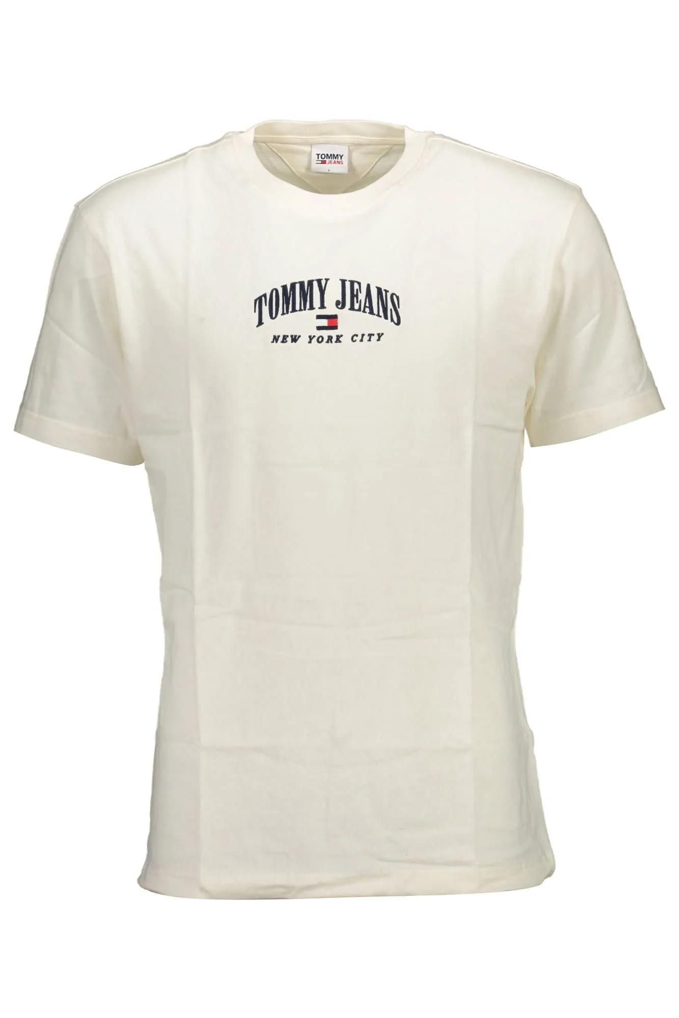 Tommy Hilfiger White Cotton Men T-Shirt