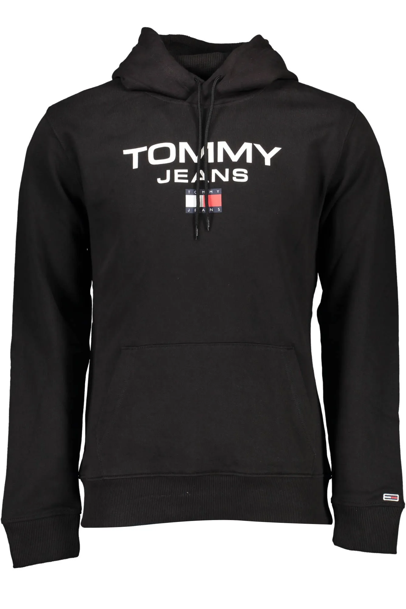 Tommy Hilfiger Black Cotton Men Sweater