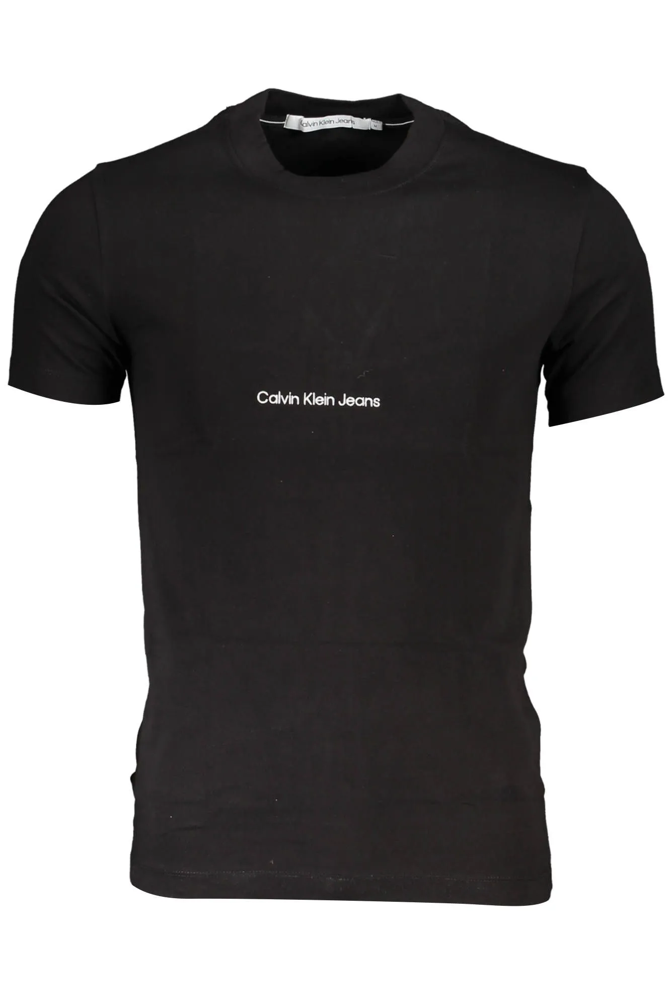 Calvin Klein Black Cotton Men T-Shirt